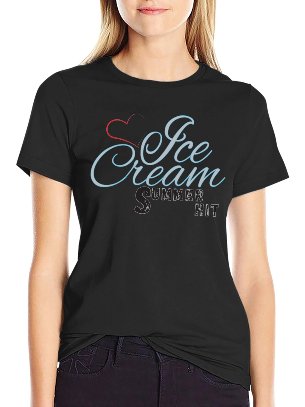 Ice Cream Summer Hit Graphic T-Shirt
