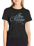 Ice Cream Summer Hit Graphic T-Shirt