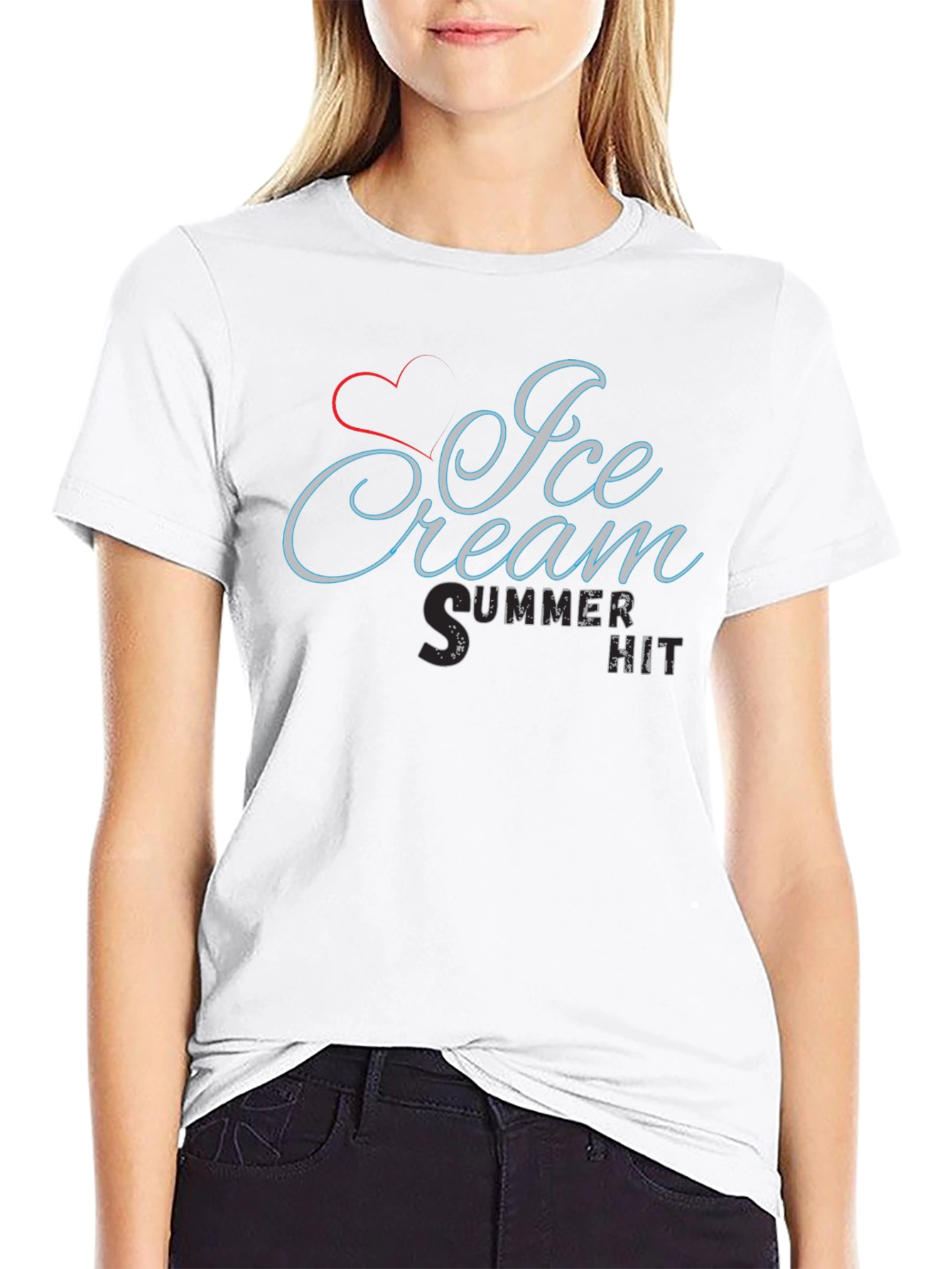 Ice Cream Summer Hit Graphic T-Shirt