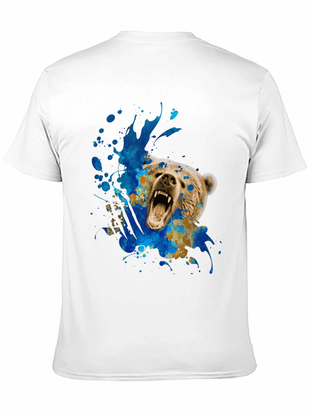 Bear Graphic Tee - Mens Black T-Shirt