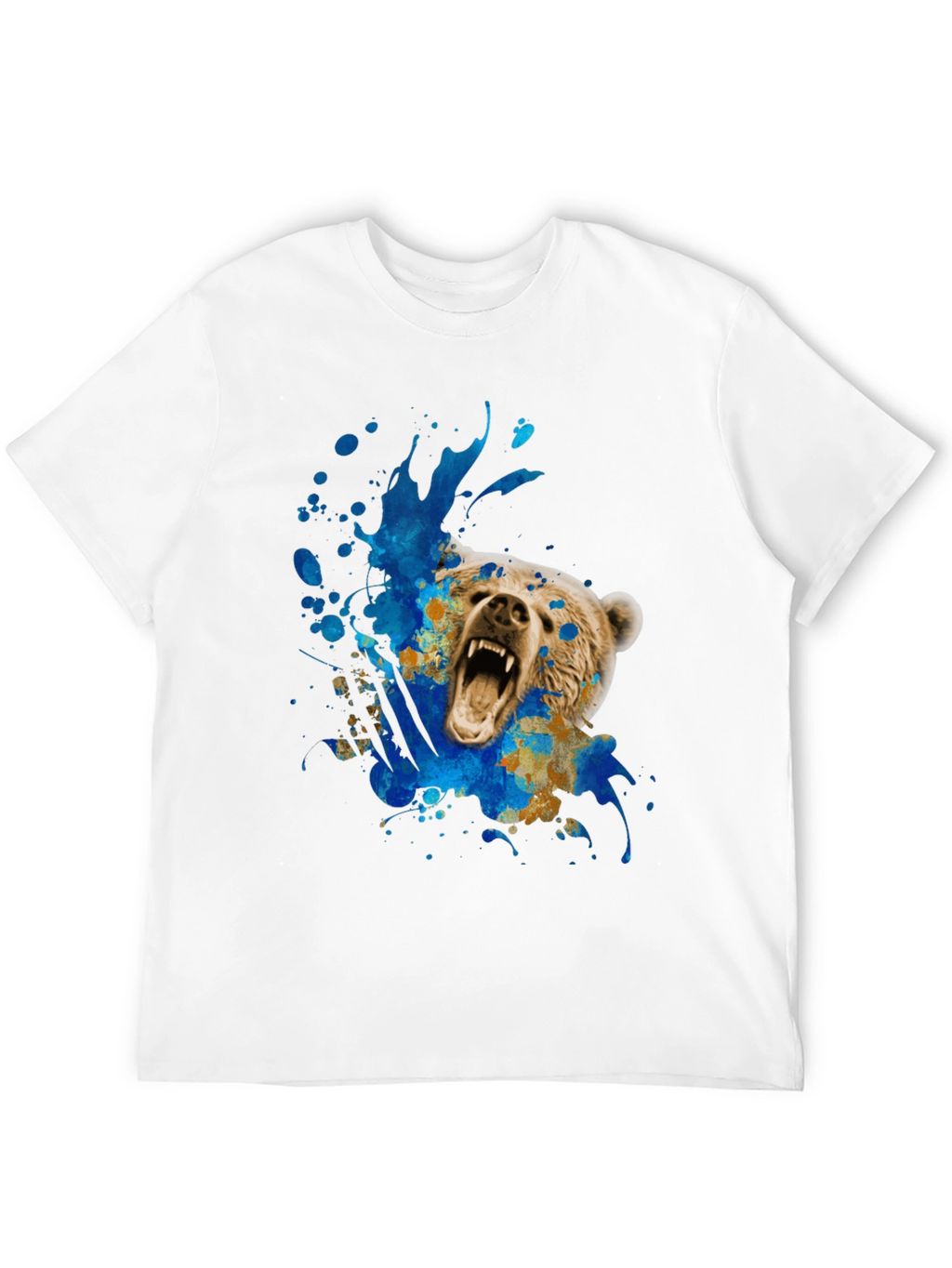 Bear Graphic Tee - Mens Black T-Shirt