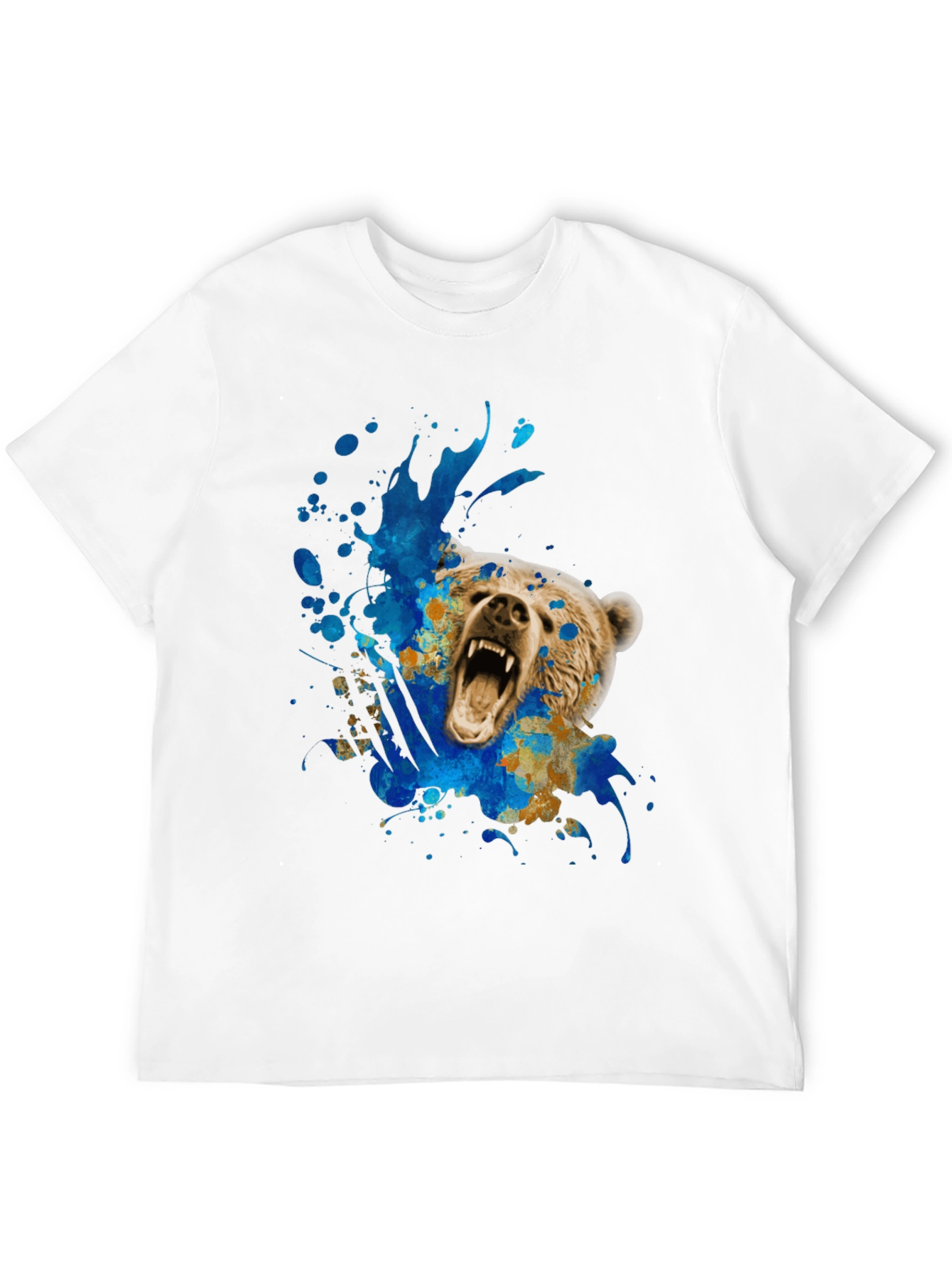 Bear Graphic Tee - Mens Black T-Shirt