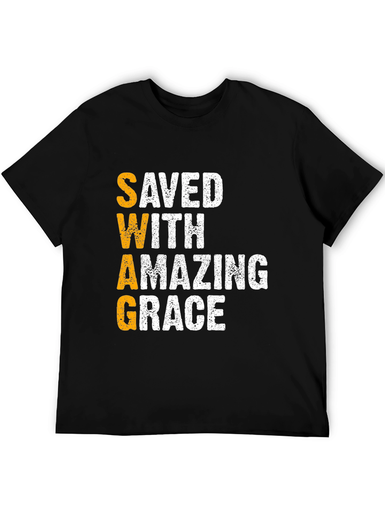 Saved With Amazing Grace Graphic Tee