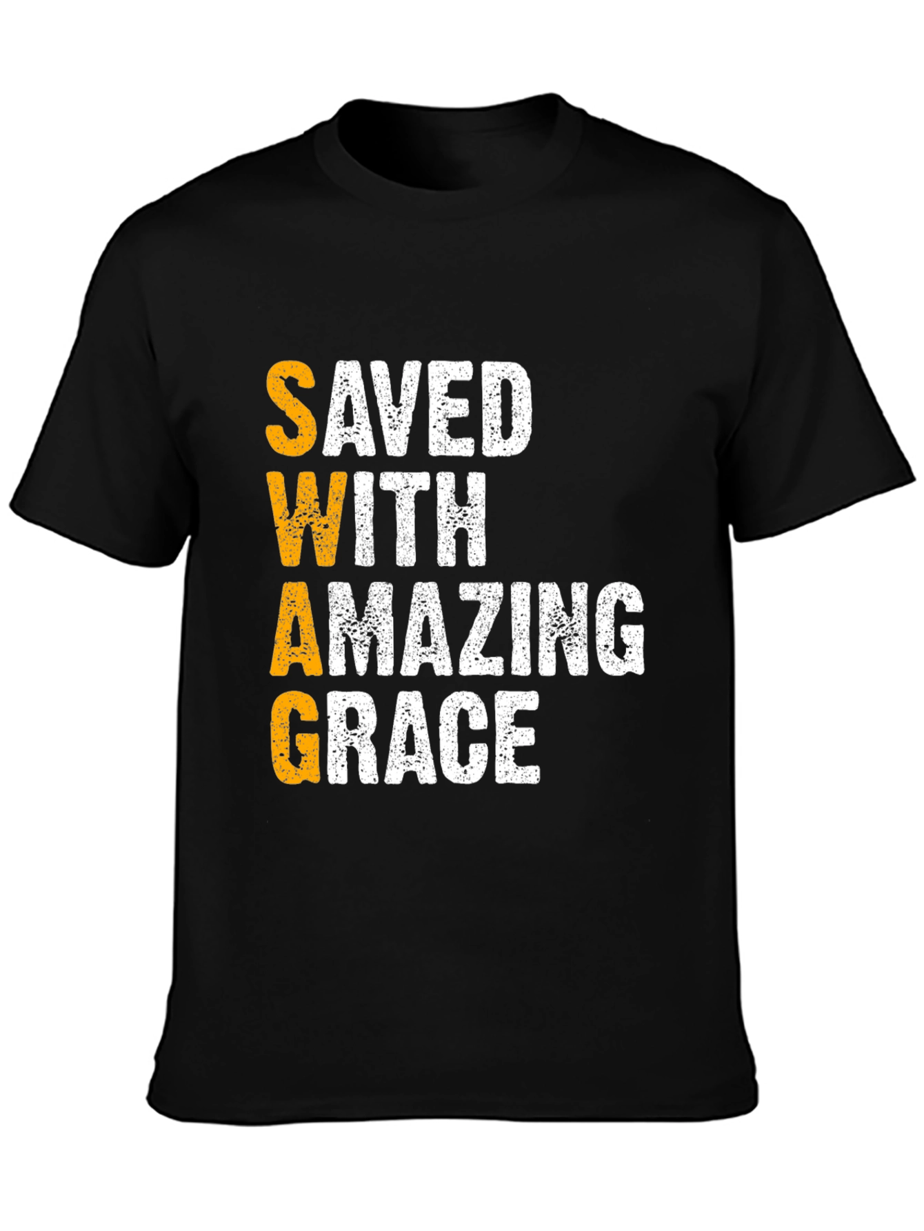 Saved With Amazing Grace Graphic Tee