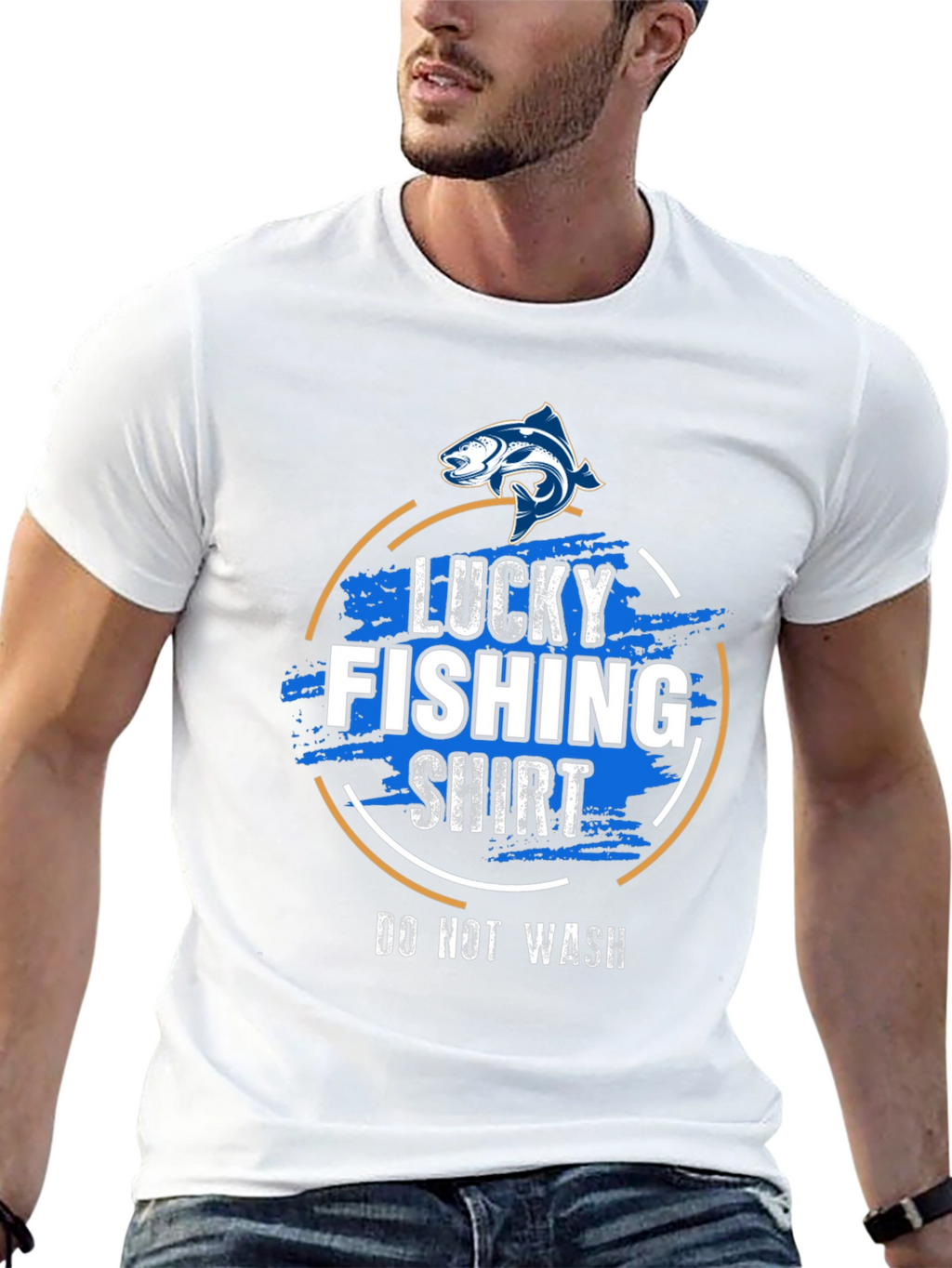 Lucky Fishing Shirt - Do Not Wash Graphic Tee