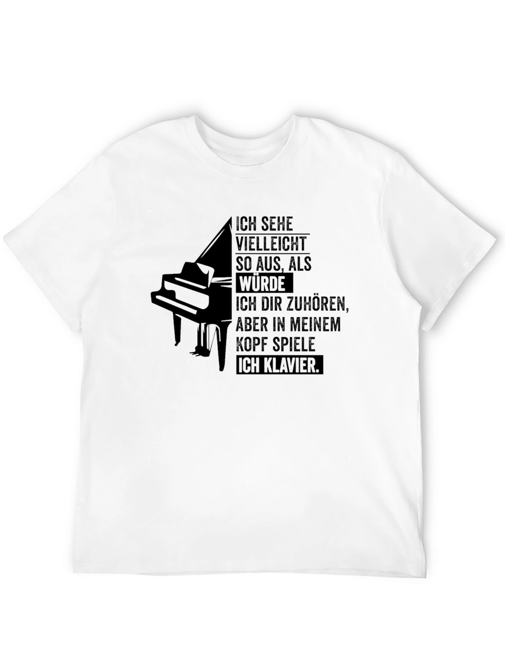 Piano Player T-Shirt - Music Lover Tee
