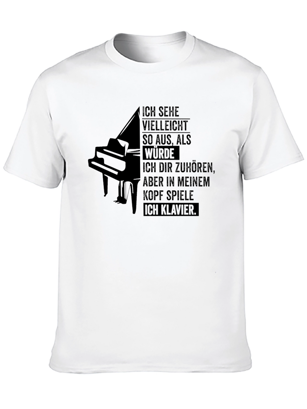 Piano Player T-Shirt - Music Lover Tee