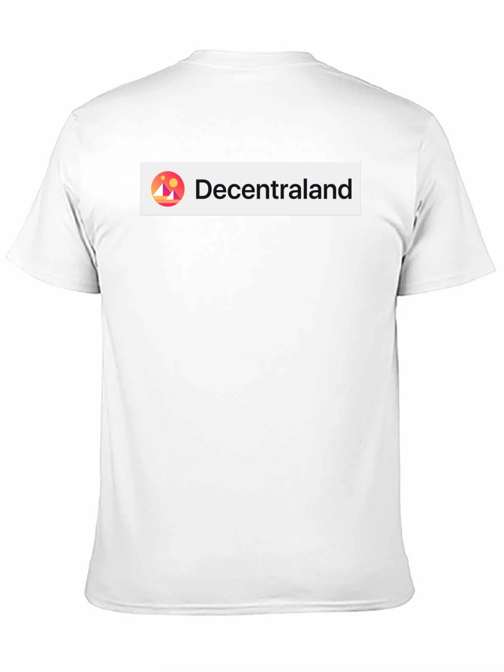 Decentraland Black Short Sleeve Graphic T-Shirt
