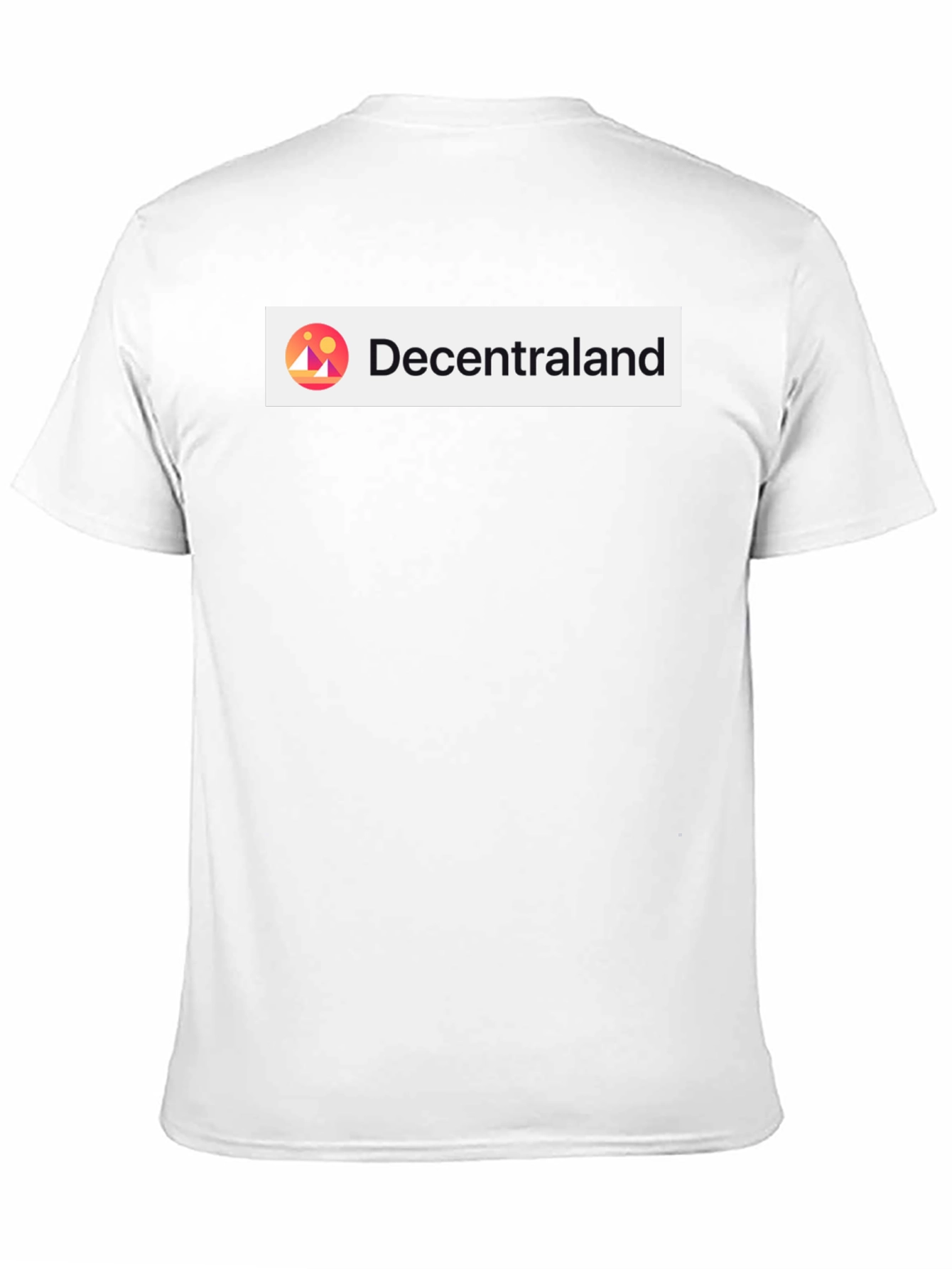 Decentraland Black Short Sleeve Graphic T-Shirt