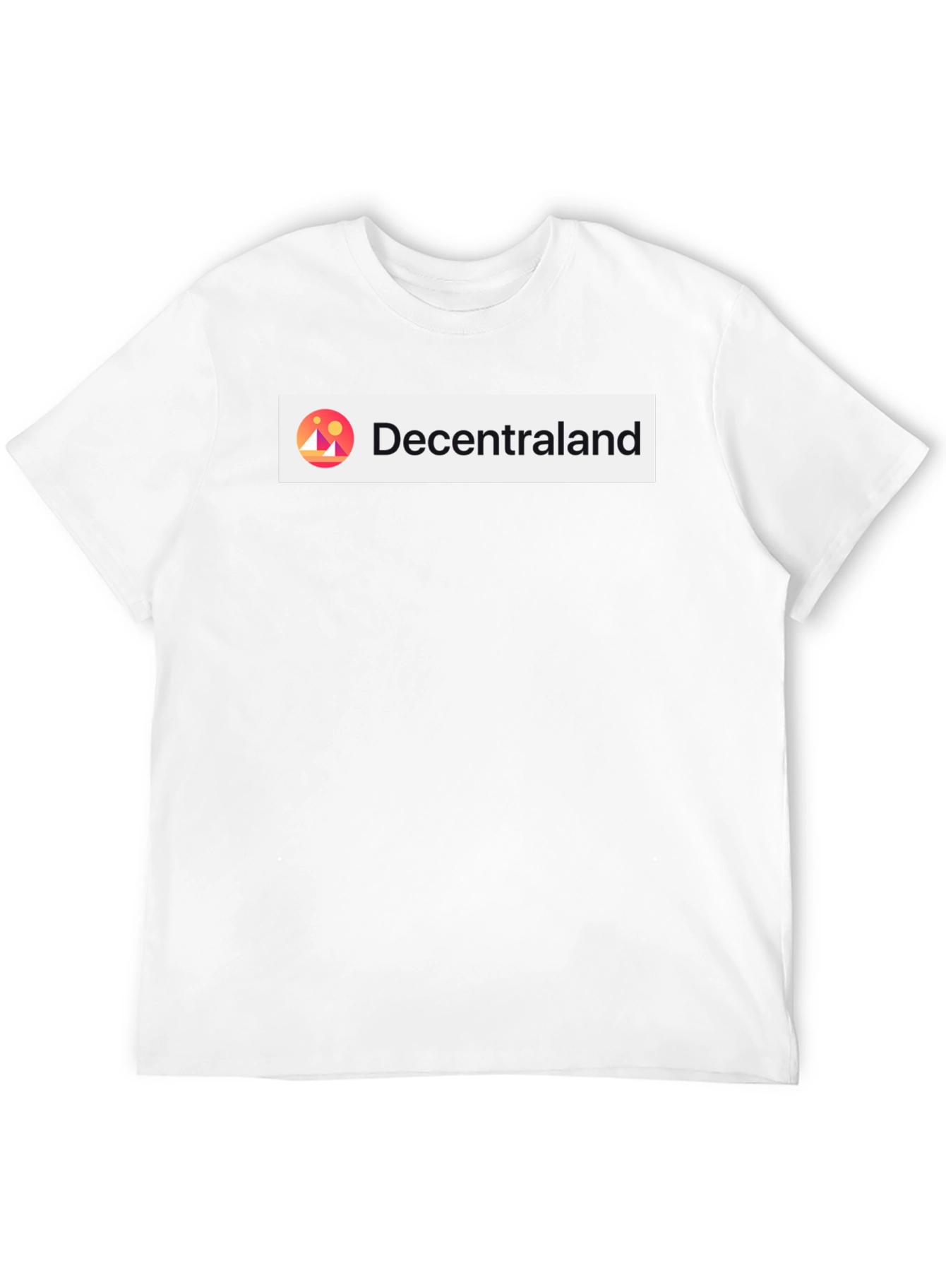 Decentraland Black Short Sleeve Graphic T-Shirt
