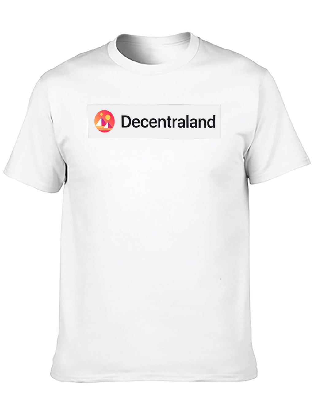 Decentraland Black Short Sleeve Graphic T-Shirt