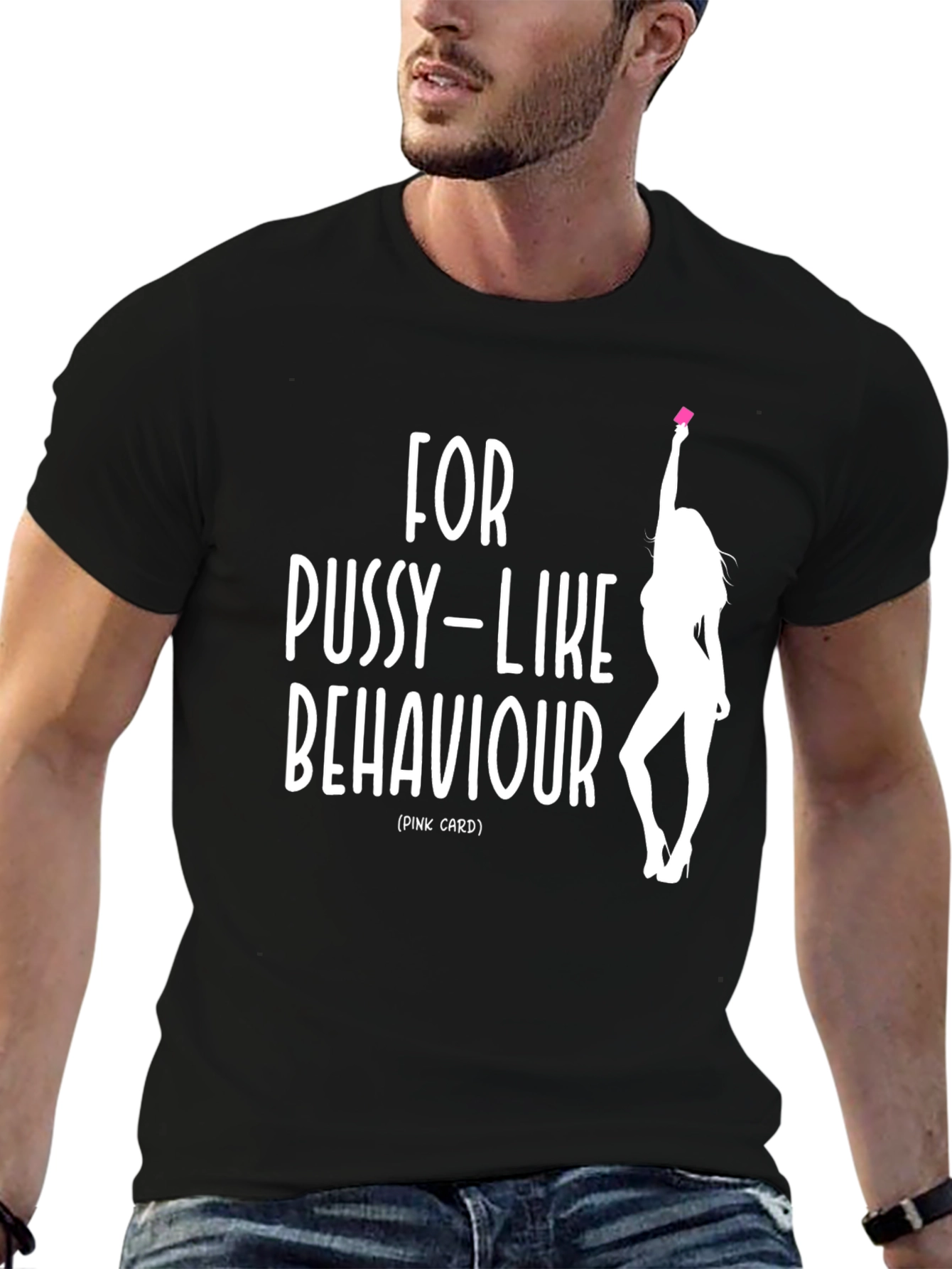 Funny Pink Card T-Shirt