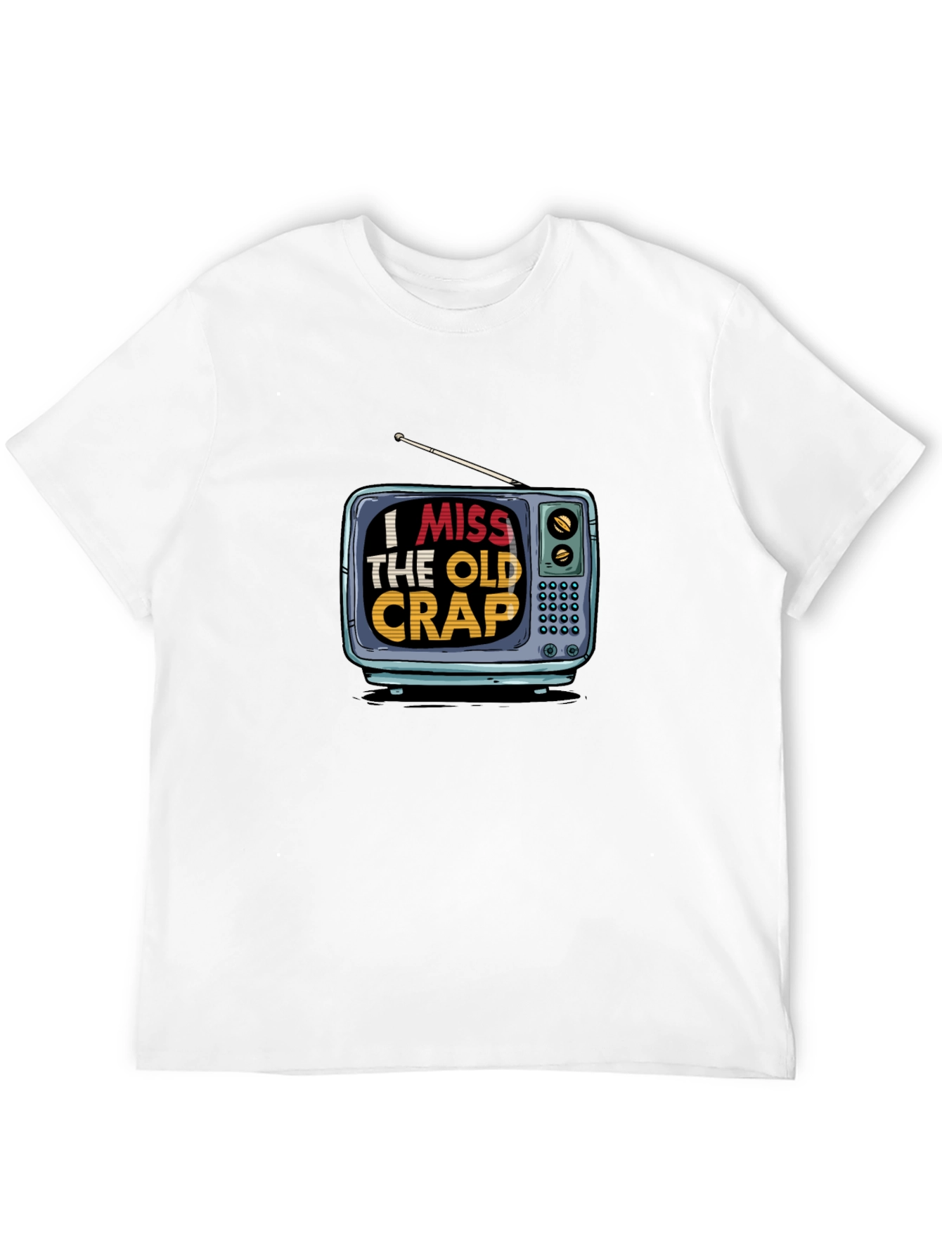 I Miss The Old Crap TV Graphic Tee