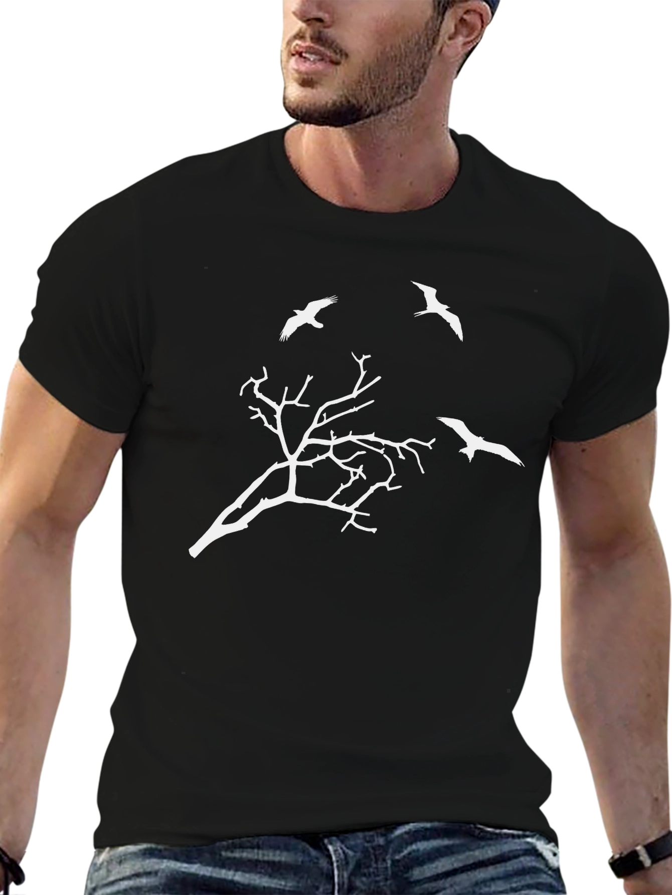 Natures Embrace T-Shirt - Birds and Branches Tee