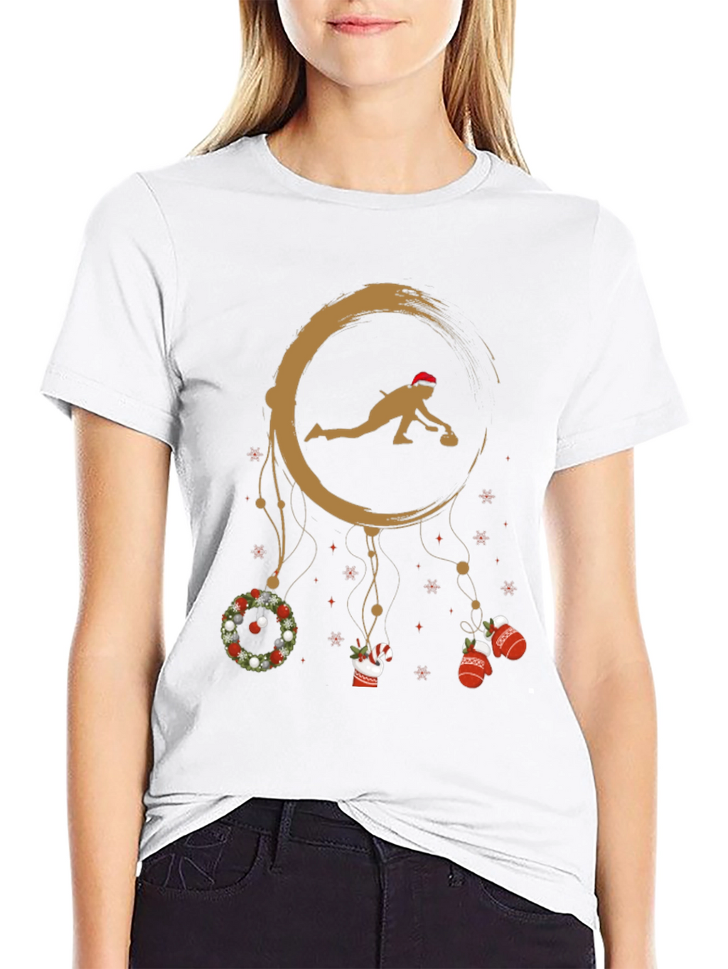 Holiday Curling Dreamcatcher T-Shirt