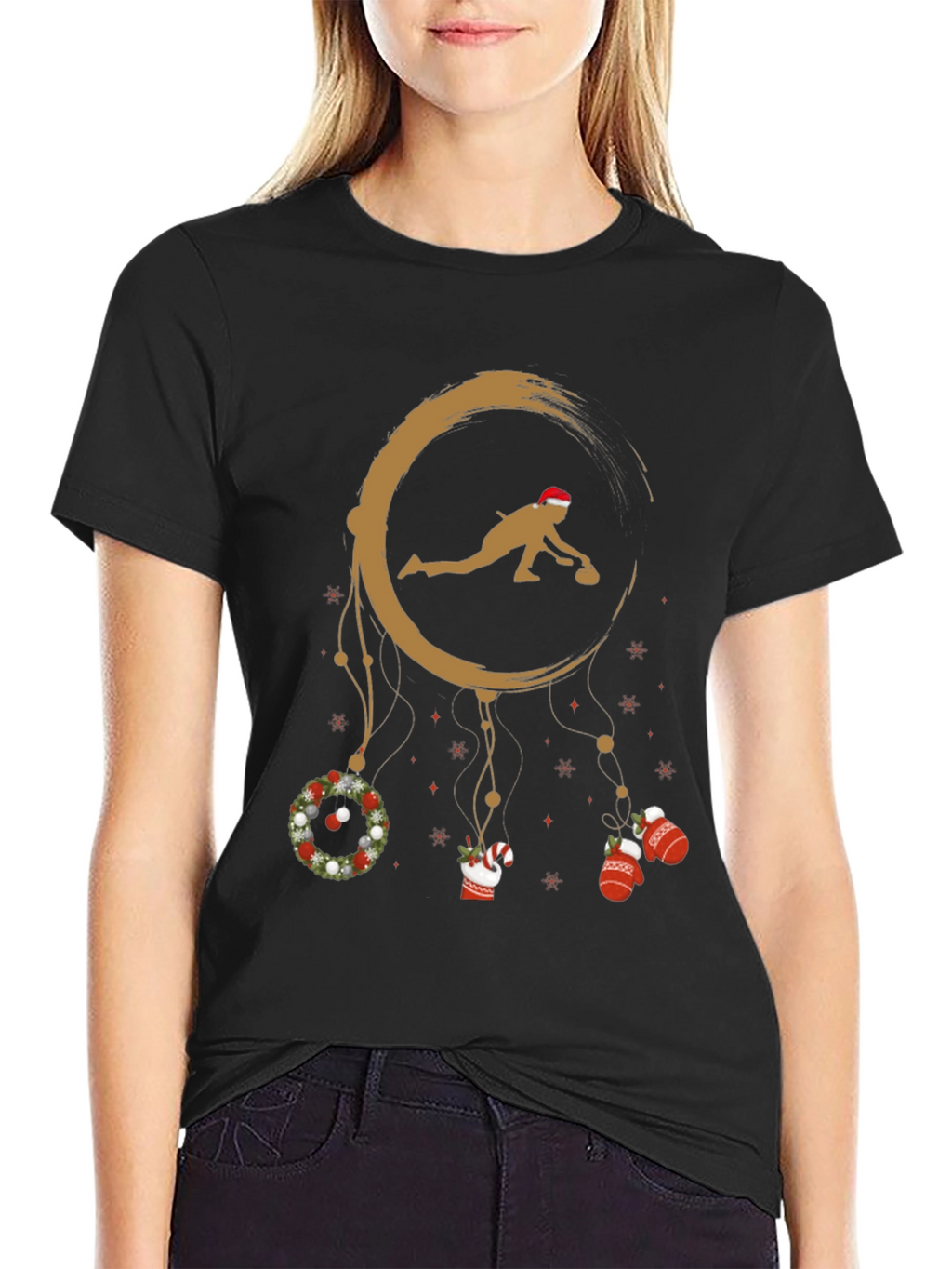 Holiday Curling Dreamcatcher T-Shirt