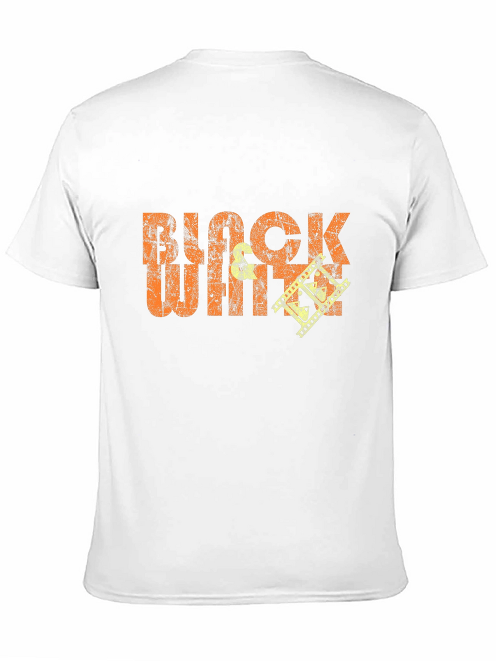 Black White Film Crew Graphic T-Shirt