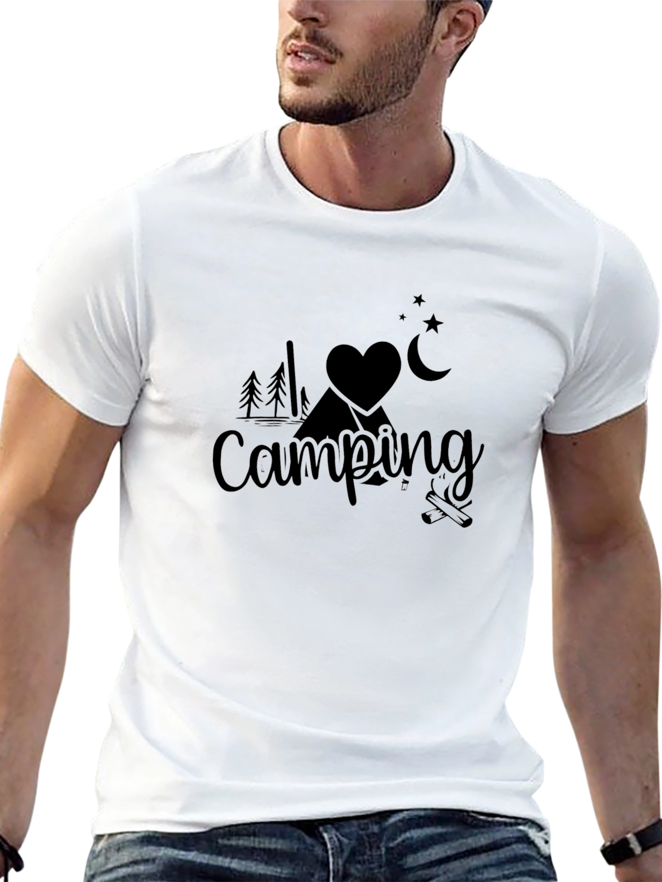 Love Camping Black T-Shirt