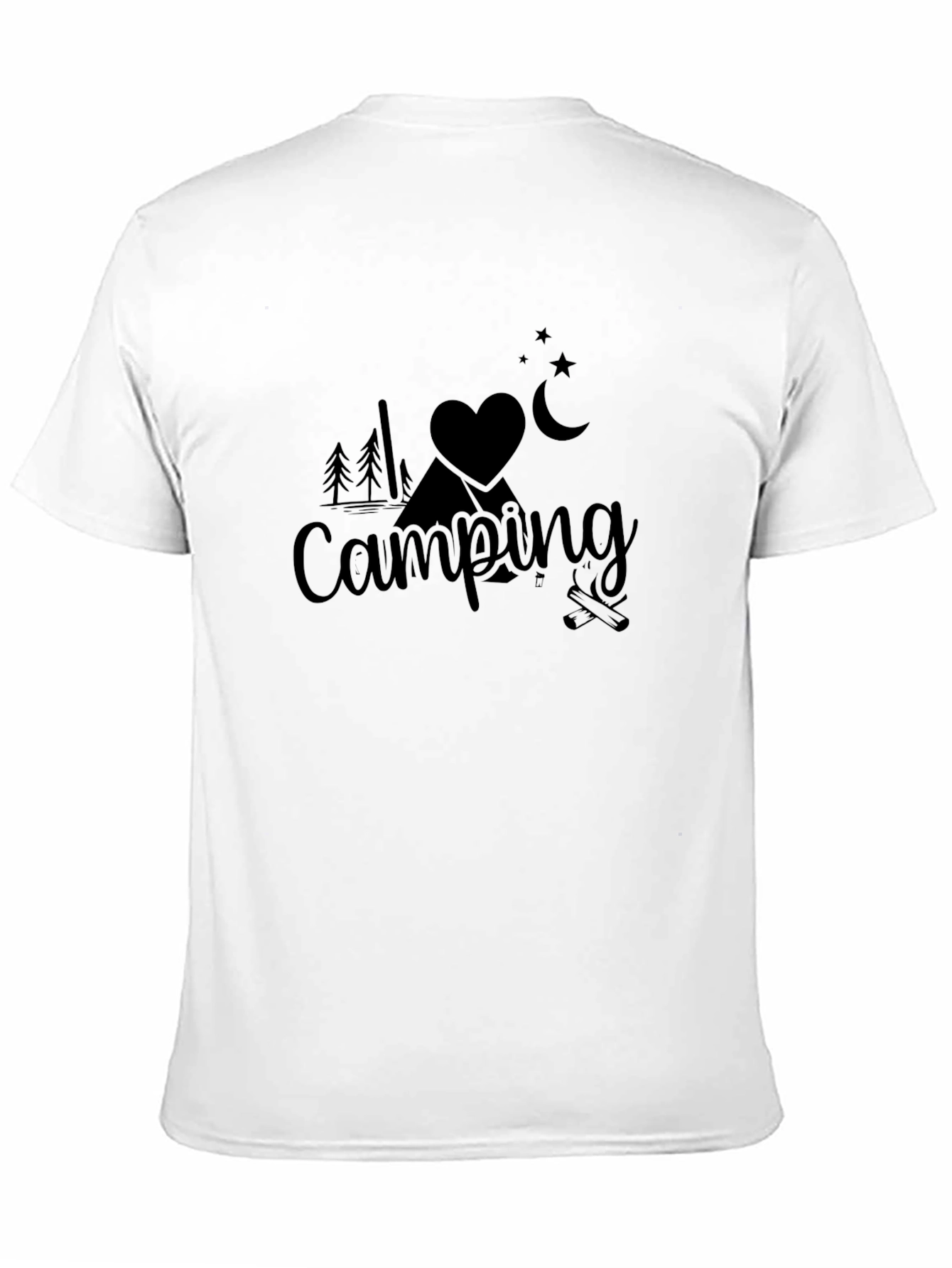 Love Camping Black T-Shirt