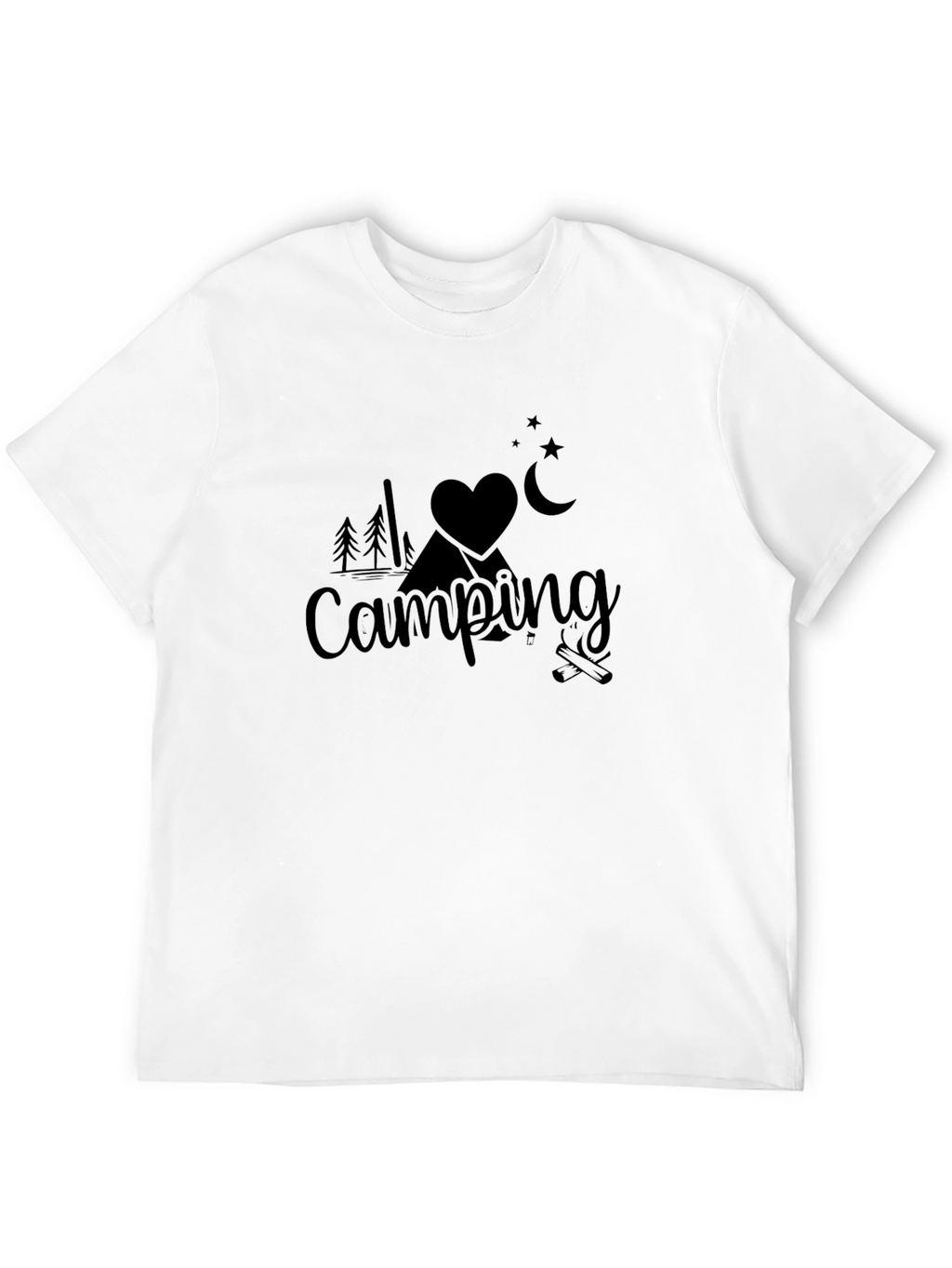 Love Camping Black T-Shirt