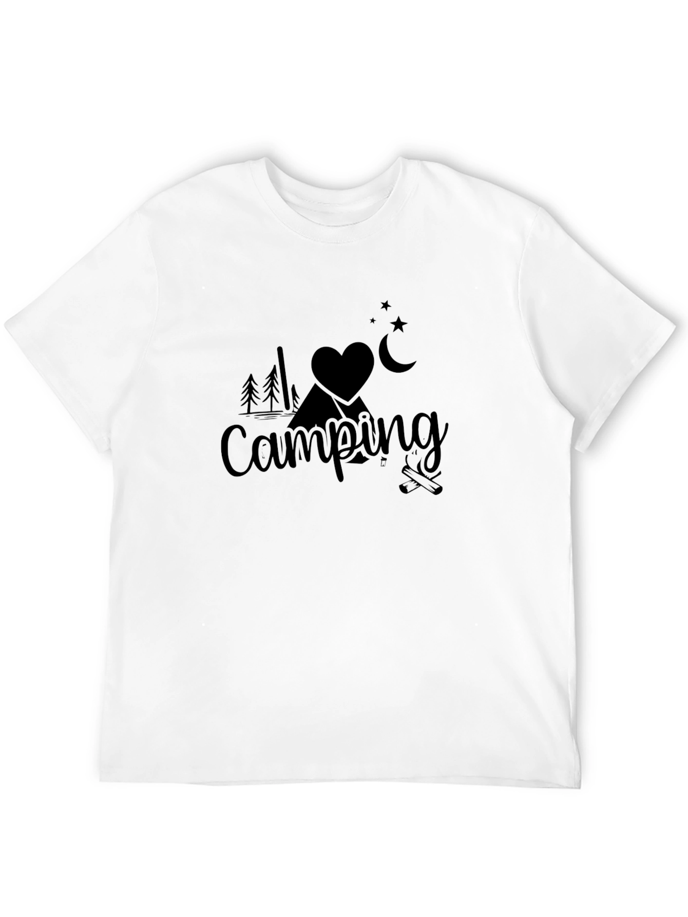 Love Camping Black T-Shirt