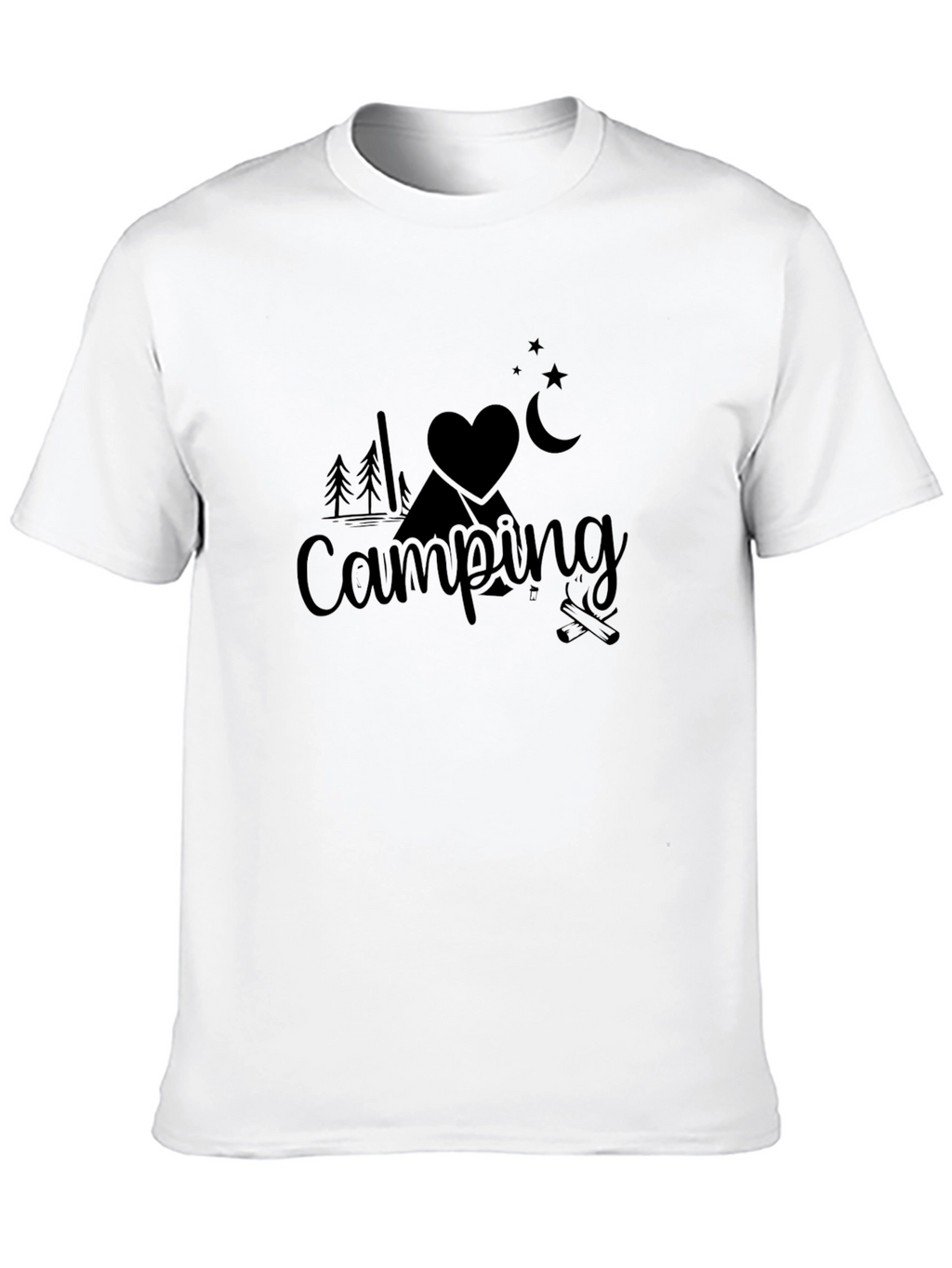 Love Camping Black T-Shirt