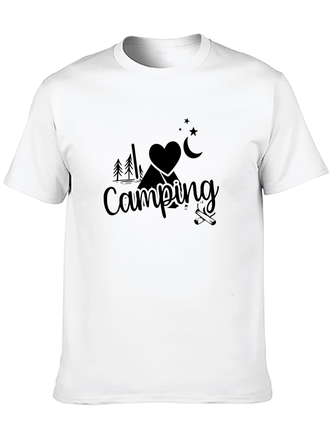 Love Camping Black T-Shirt