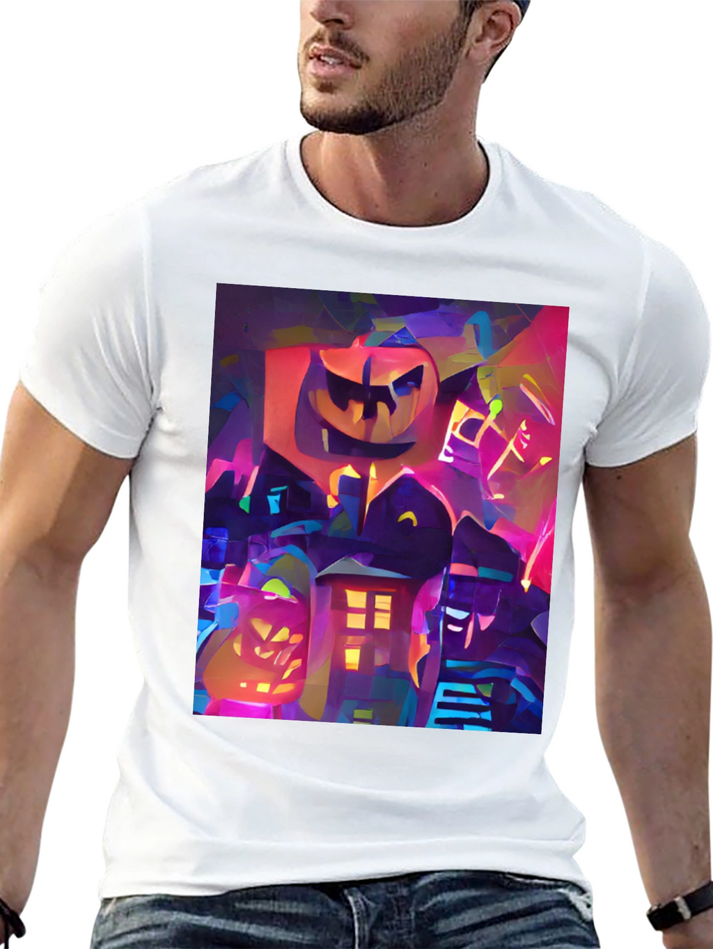 Halloween Art Black T-Shirt