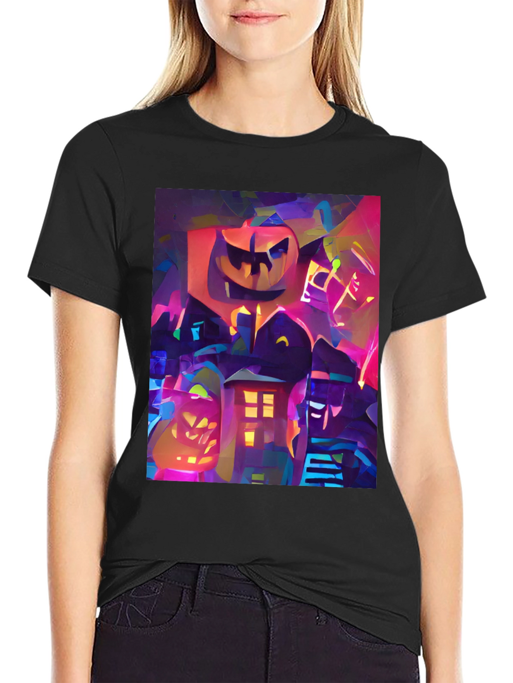 Halloween Art Black T-Shirt
