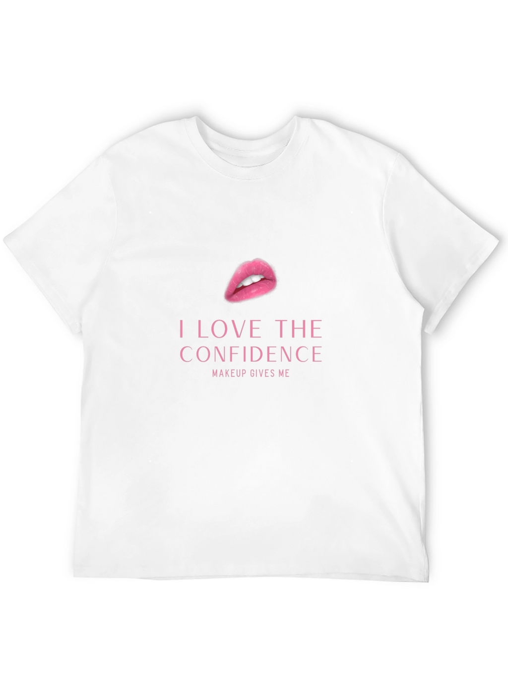 Confidence Makeup Graphic Tee - Black Cotton T-Shirt