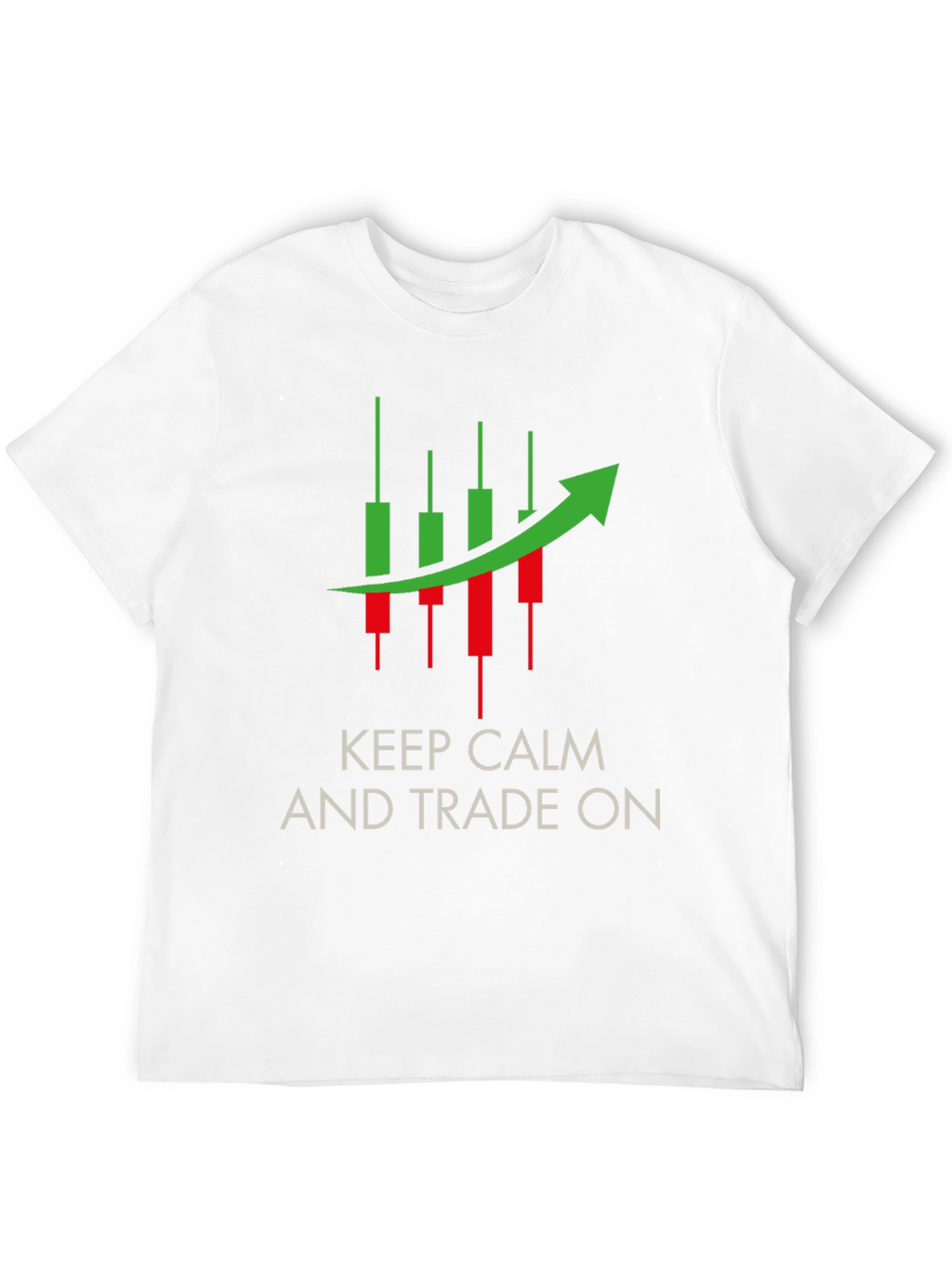 Keep Calm and Trade On Black Tee