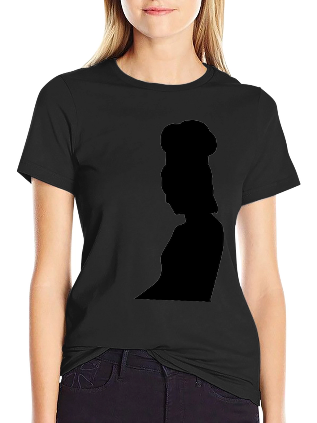 Chef Silhouette Black Graphic Tee