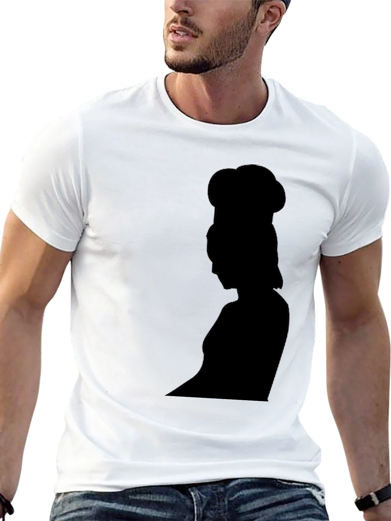 Chef Silhouette Black Graphic Tee