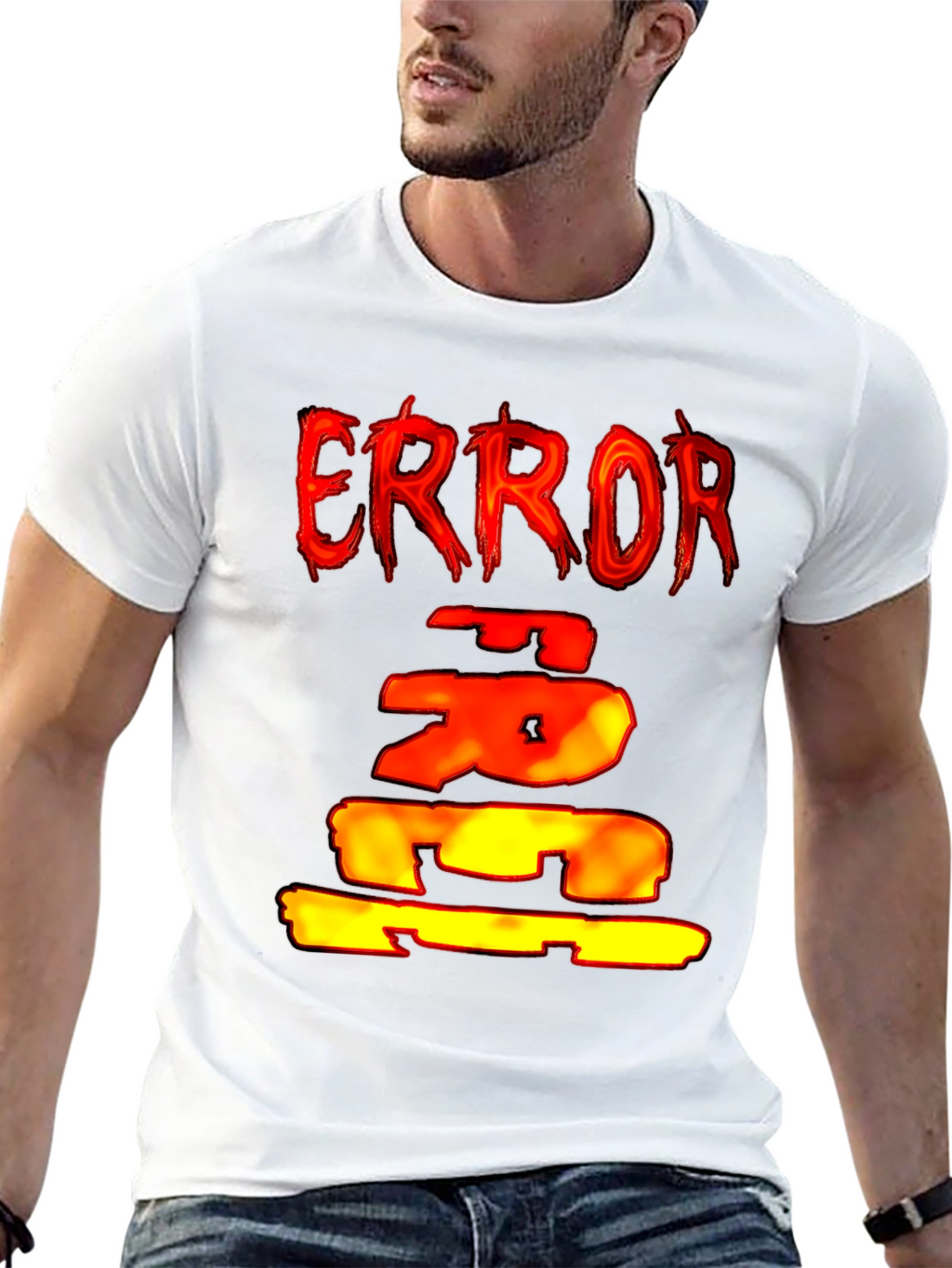 Error Glitch T-Shirt - Bold Graphic Tee