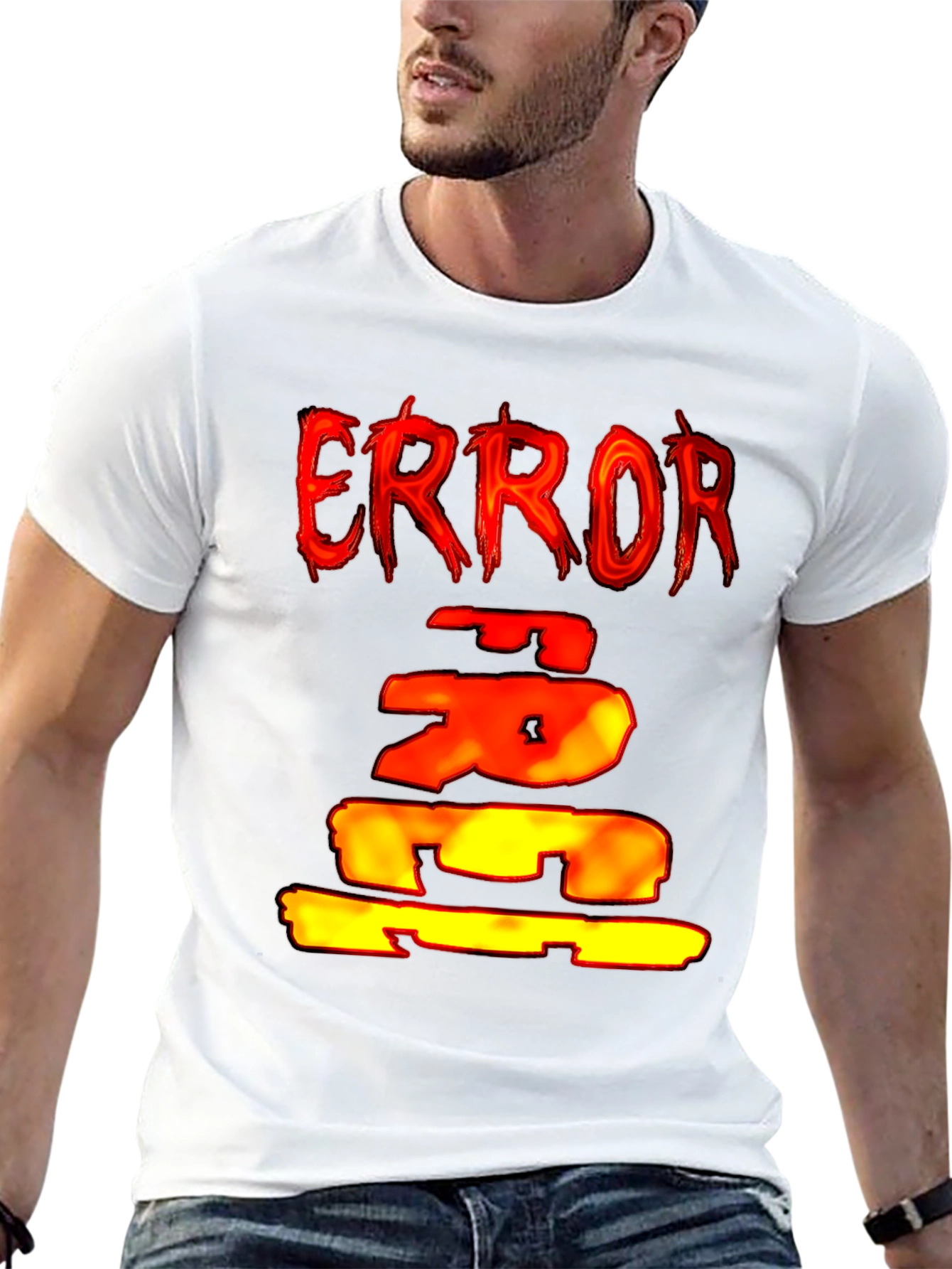 Error Glitch T-Shirt - Bold Graphic Tee