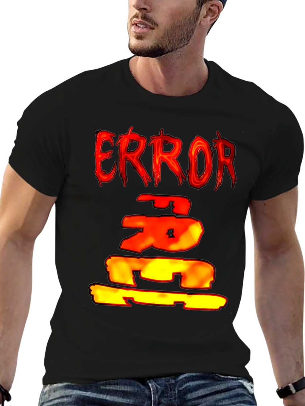 Error Glitch T-Shirt - Bold Graphic Tee
