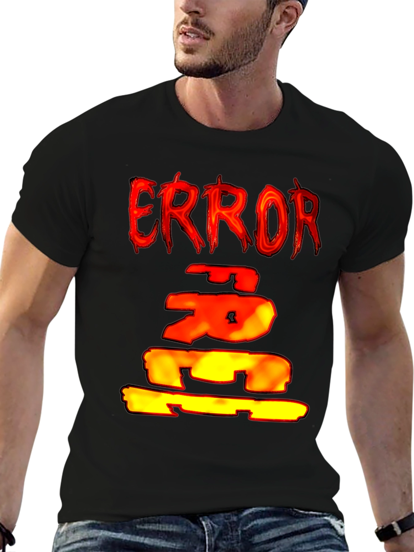 Error Glitch T-Shirt - Bold Graphic Tee