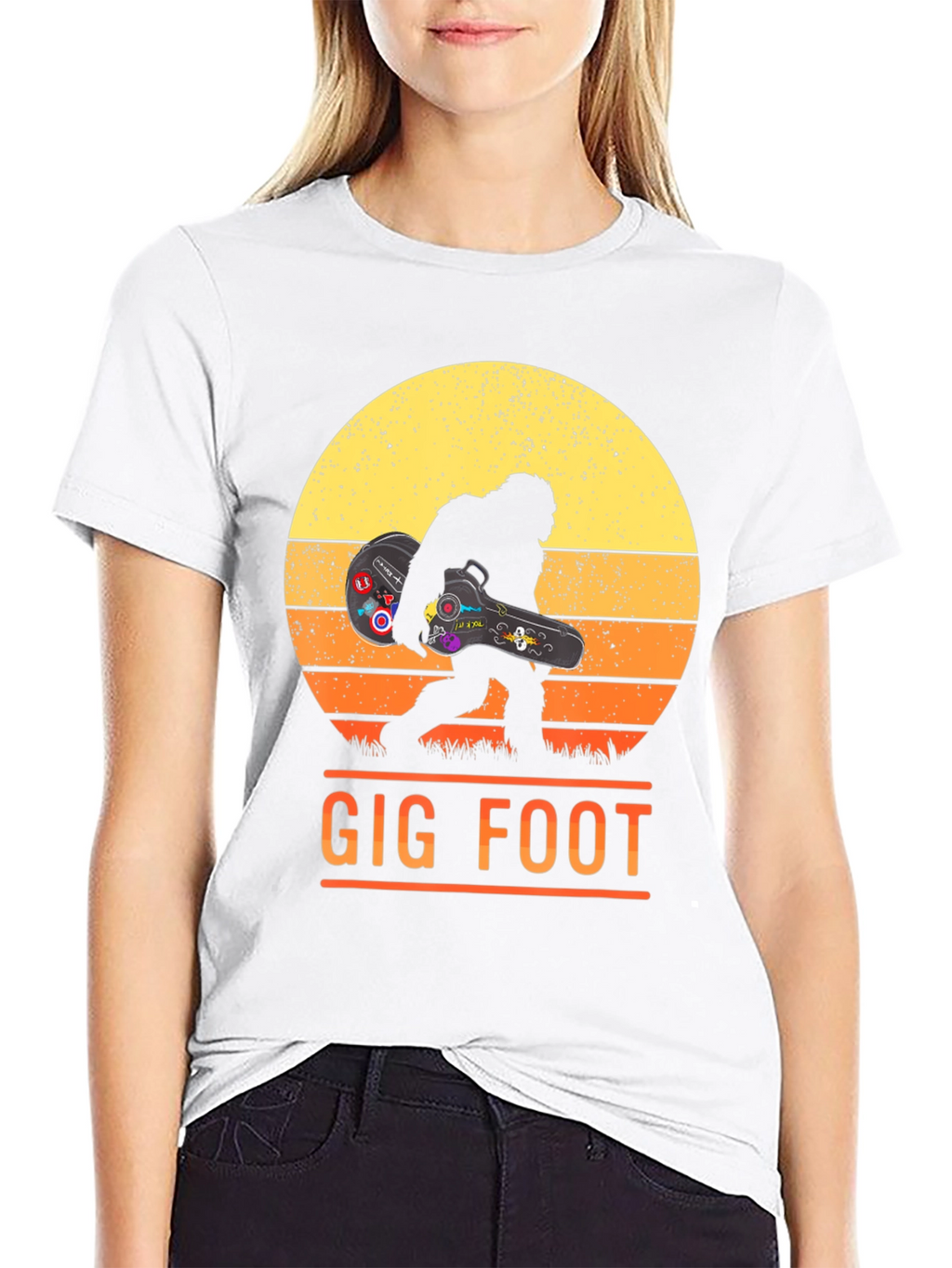 Gig Foot Bigfoot Musician T-Shirt