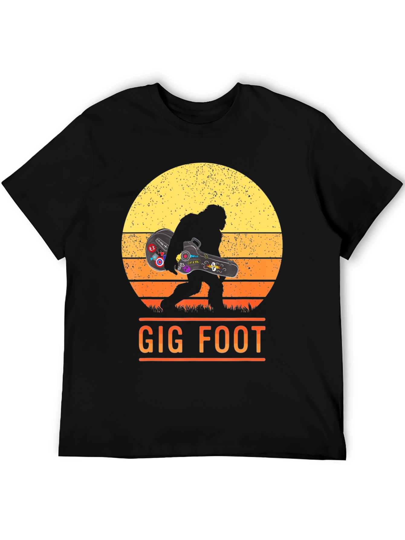 Gig Foot Bigfoot Musician T-Shirt