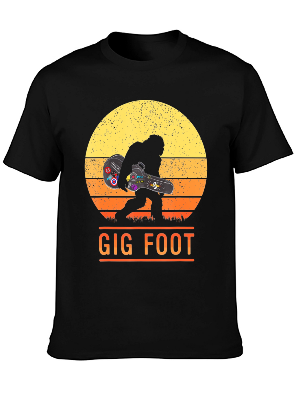 Gig Foot Bigfoot Musician T-Shirt