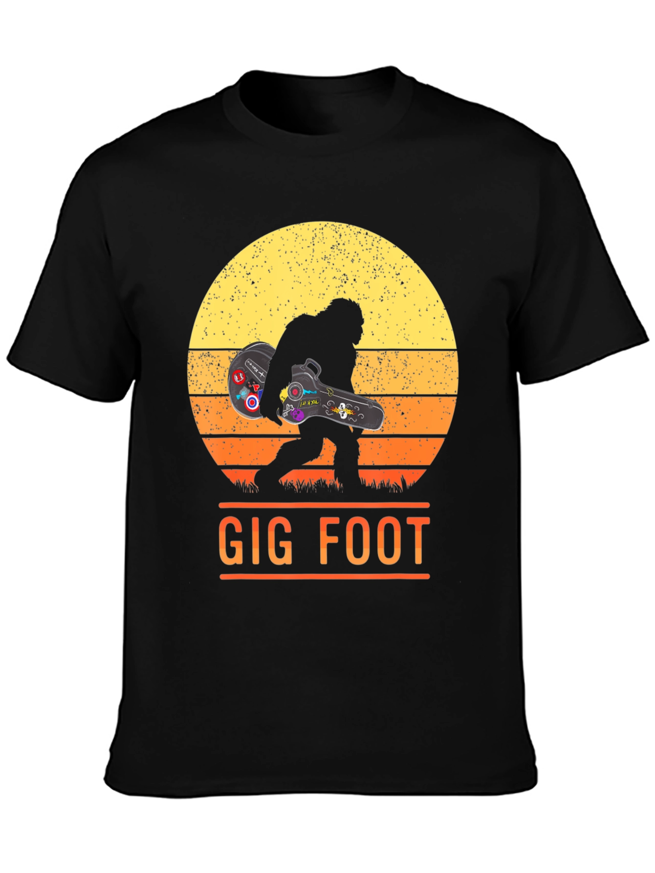 Gig Foot Bigfoot Musician T-Shirt