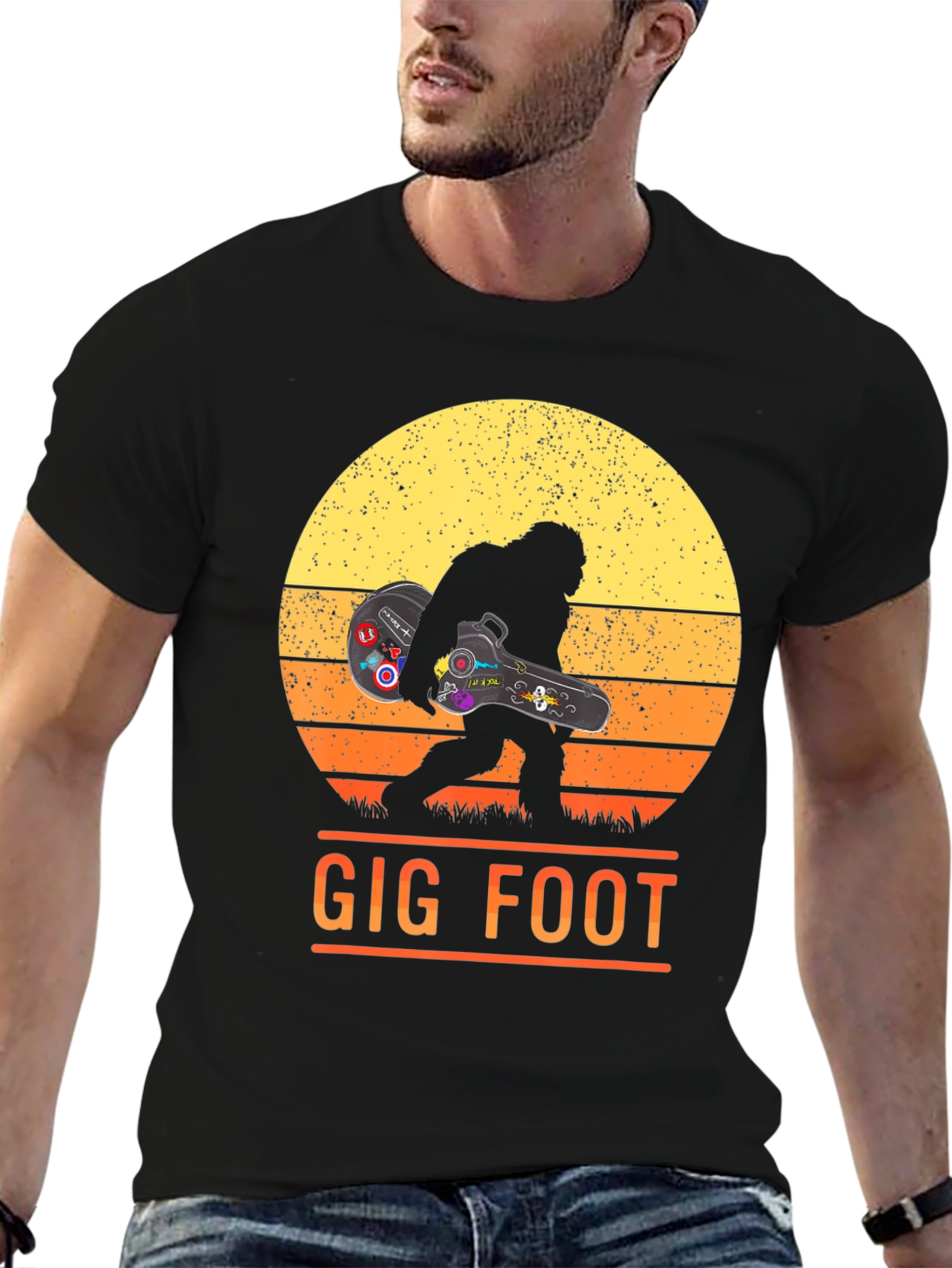 Gig Foot Bigfoot Musician T-Shirt