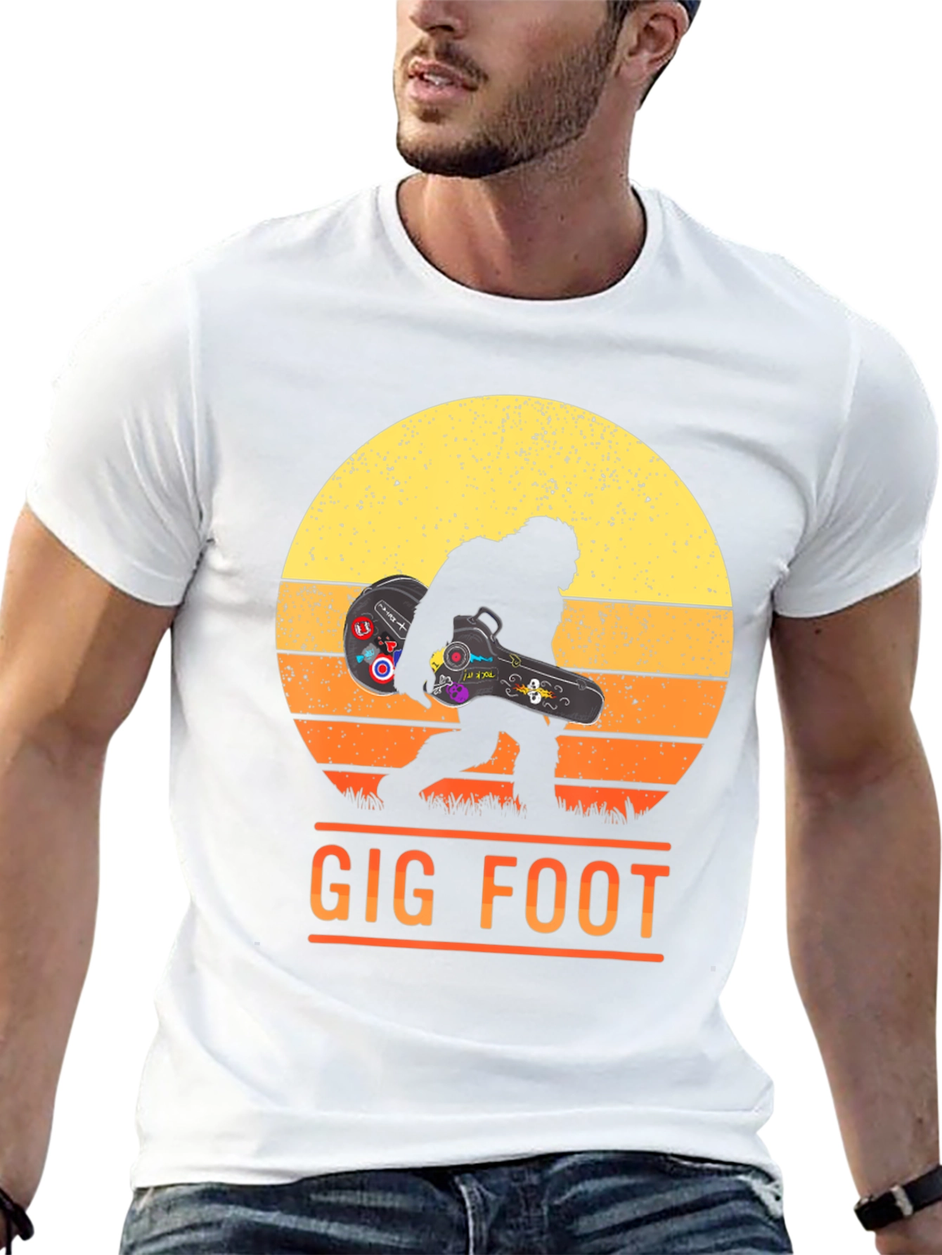 Gig Foot Bigfoot Musician T-Shirt