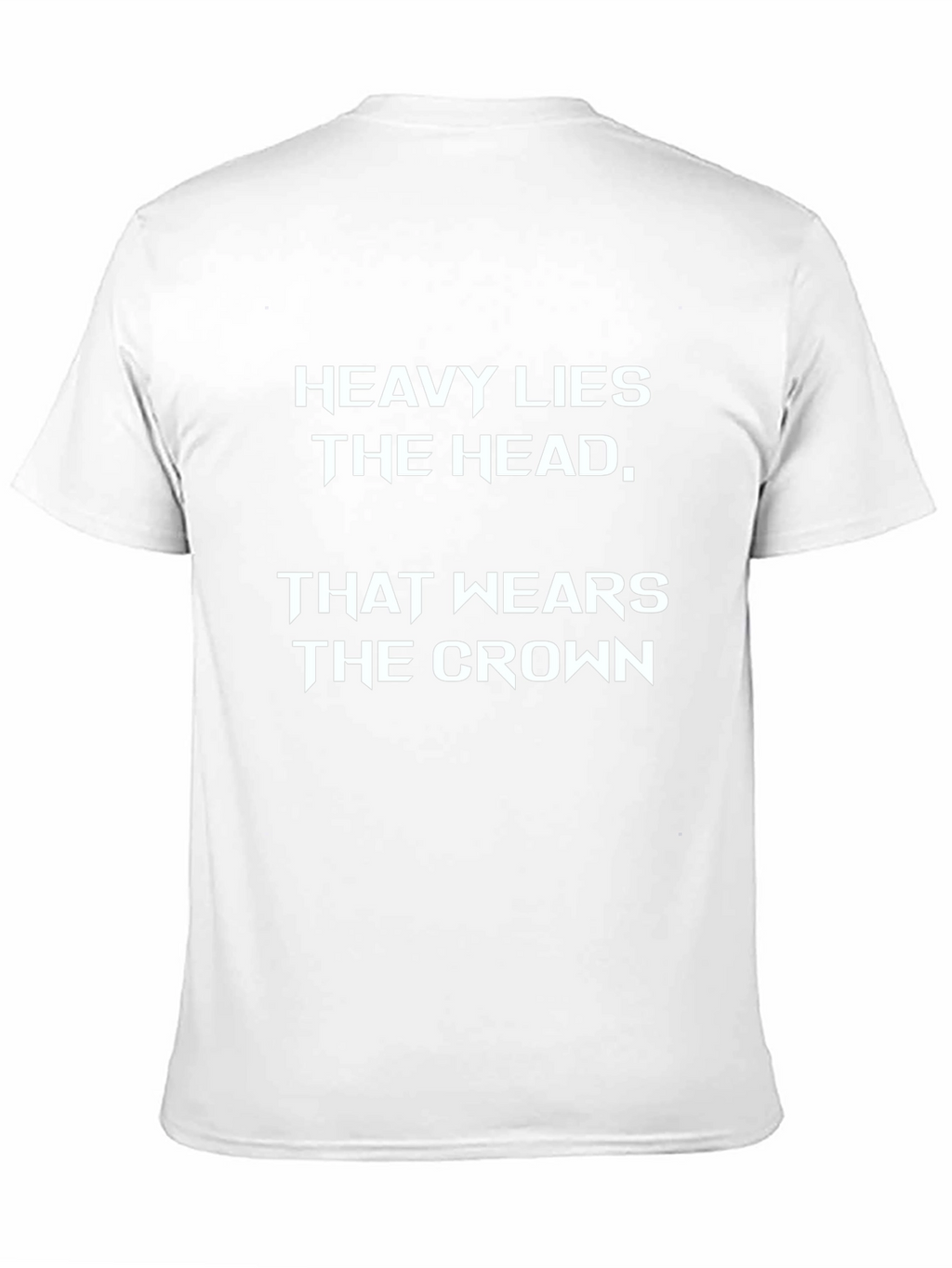 Heavy Lies the Head Graphic Tee - Black