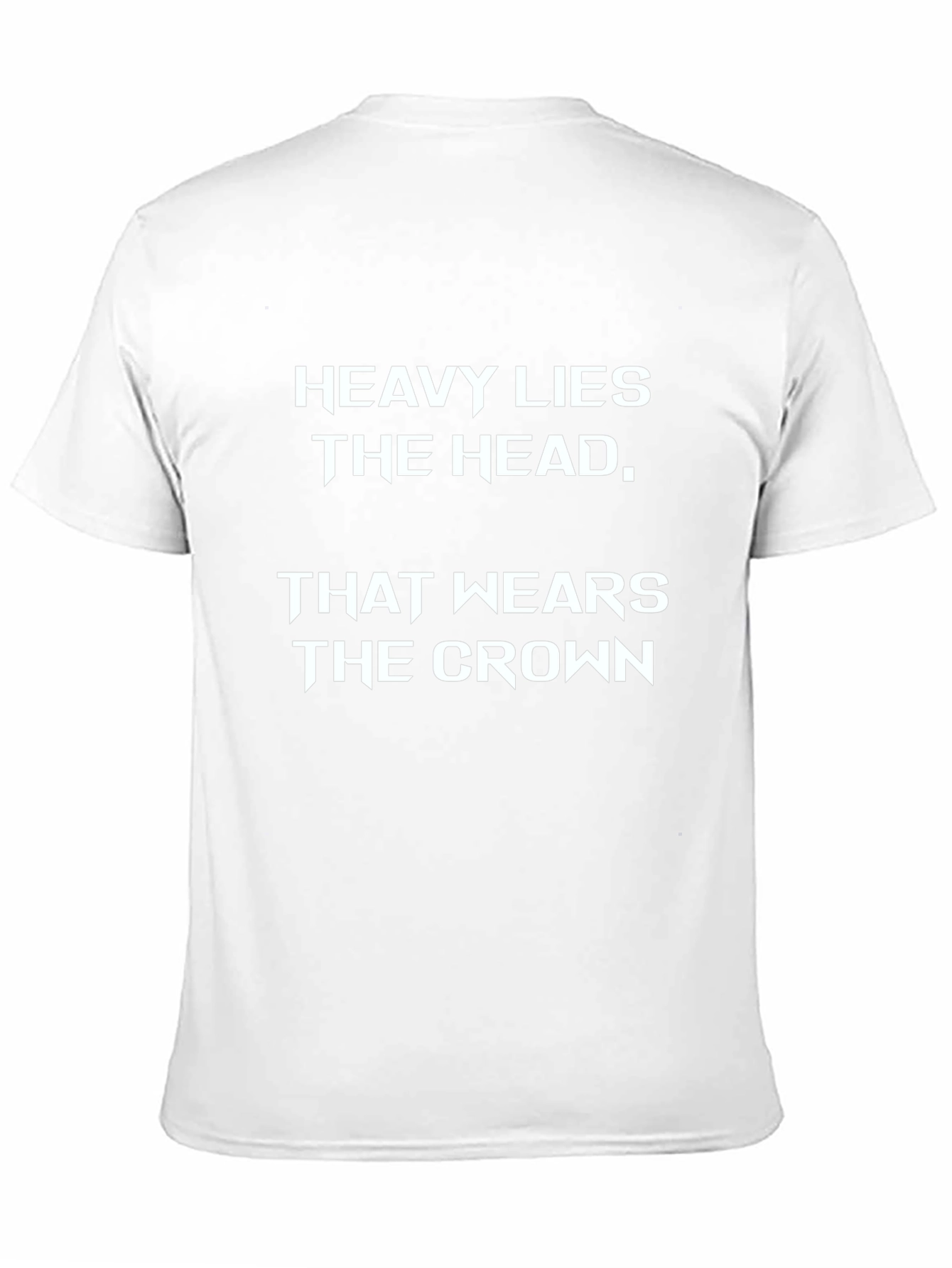 Heavy Lies the Head Graphic Tee - Black