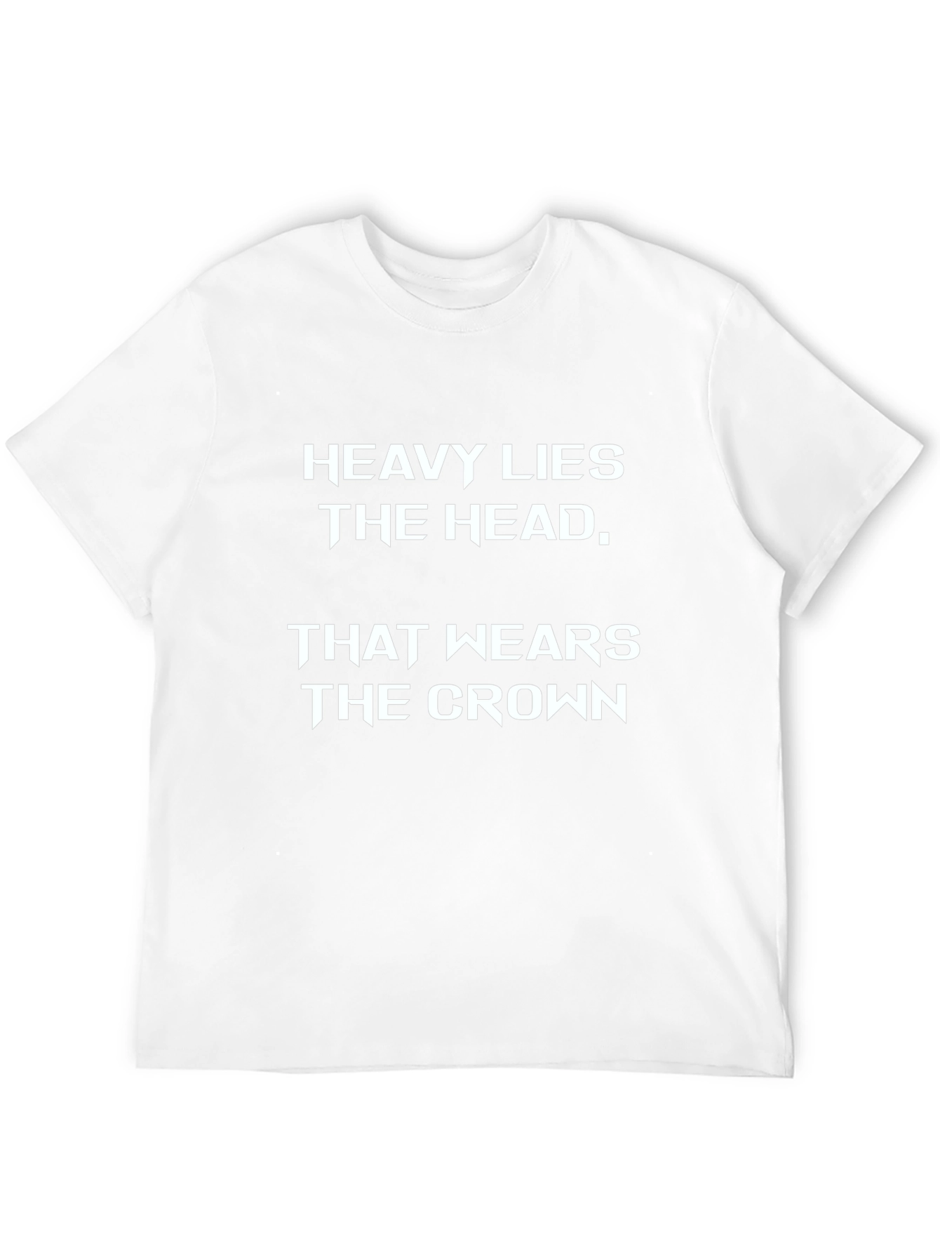 Heavy Lies the Head Graphic Tee - Black
