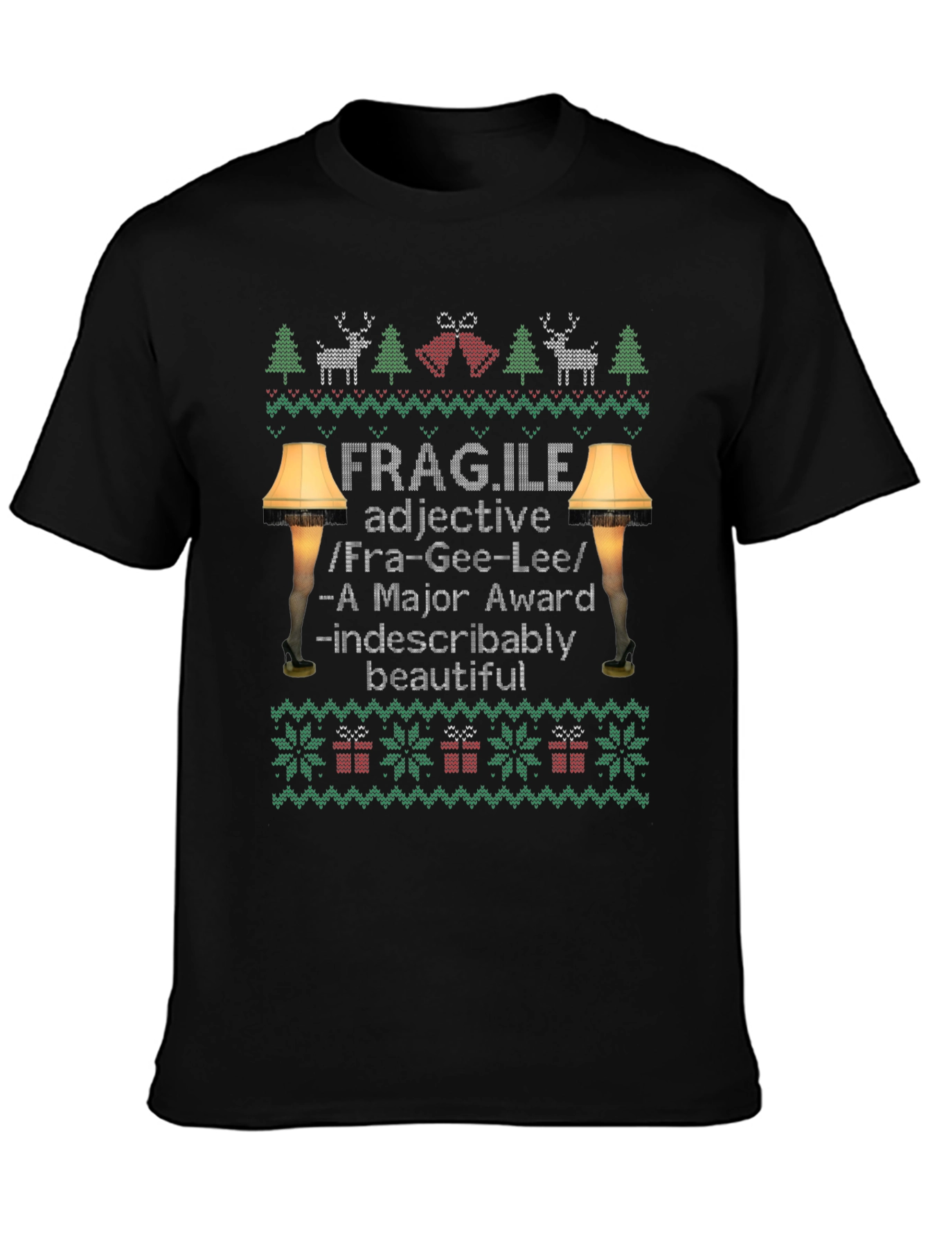 Fragile Christmas T-Shirt - A Major Award