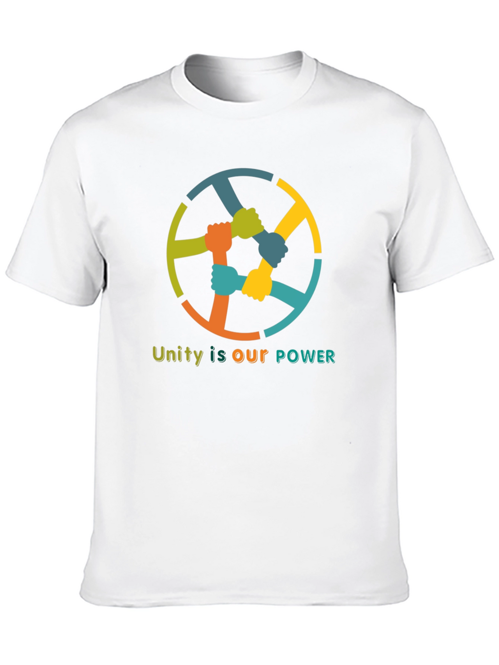 Unity Power T-Shirt - Strength in Togetherness Graphic Tee