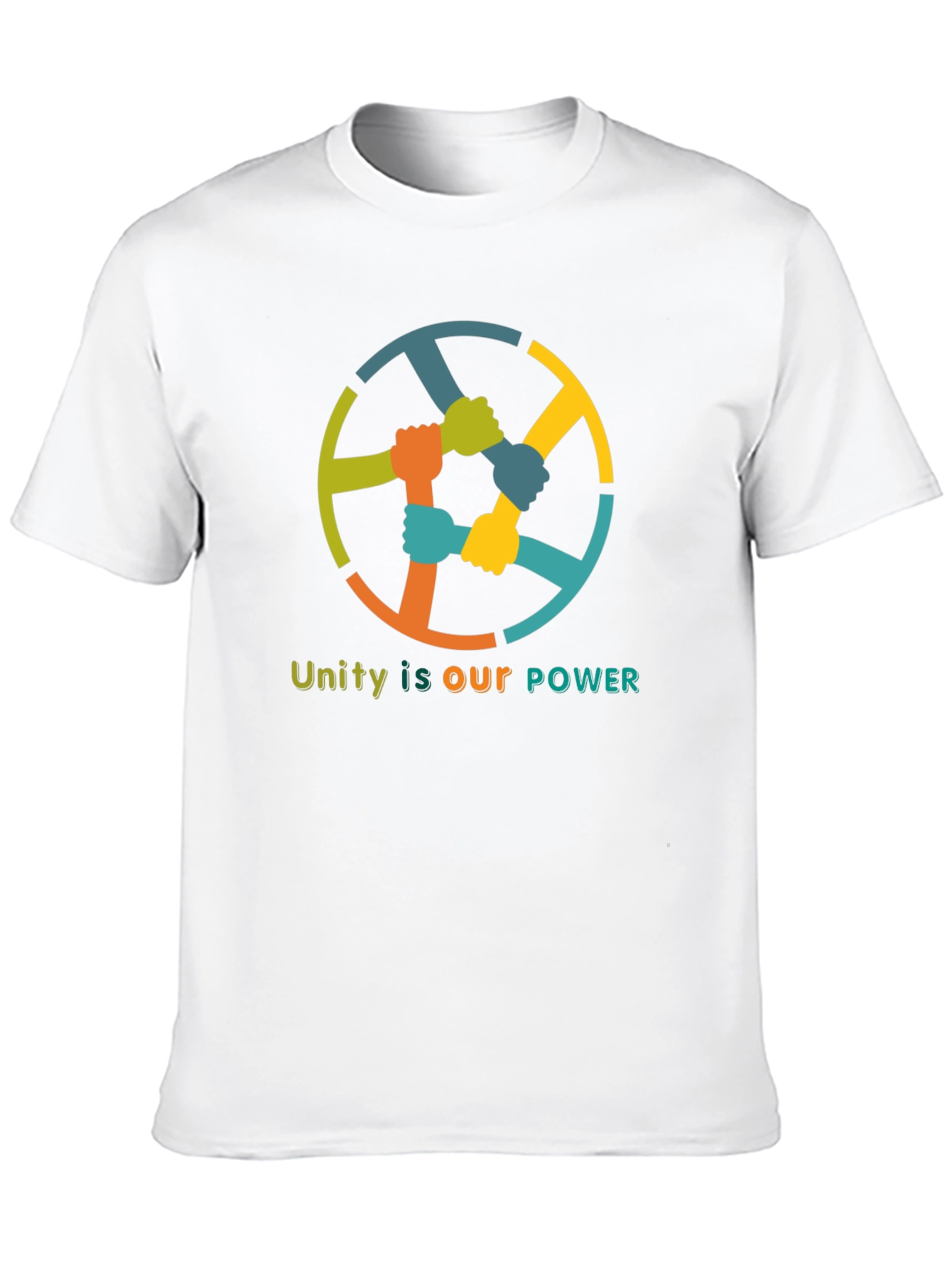 Unity Power T-Shirt - Strength in Togetherness Graphic Tee