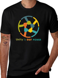Unity Power T-Shirt - Strength in Togetherness Graphic Tee